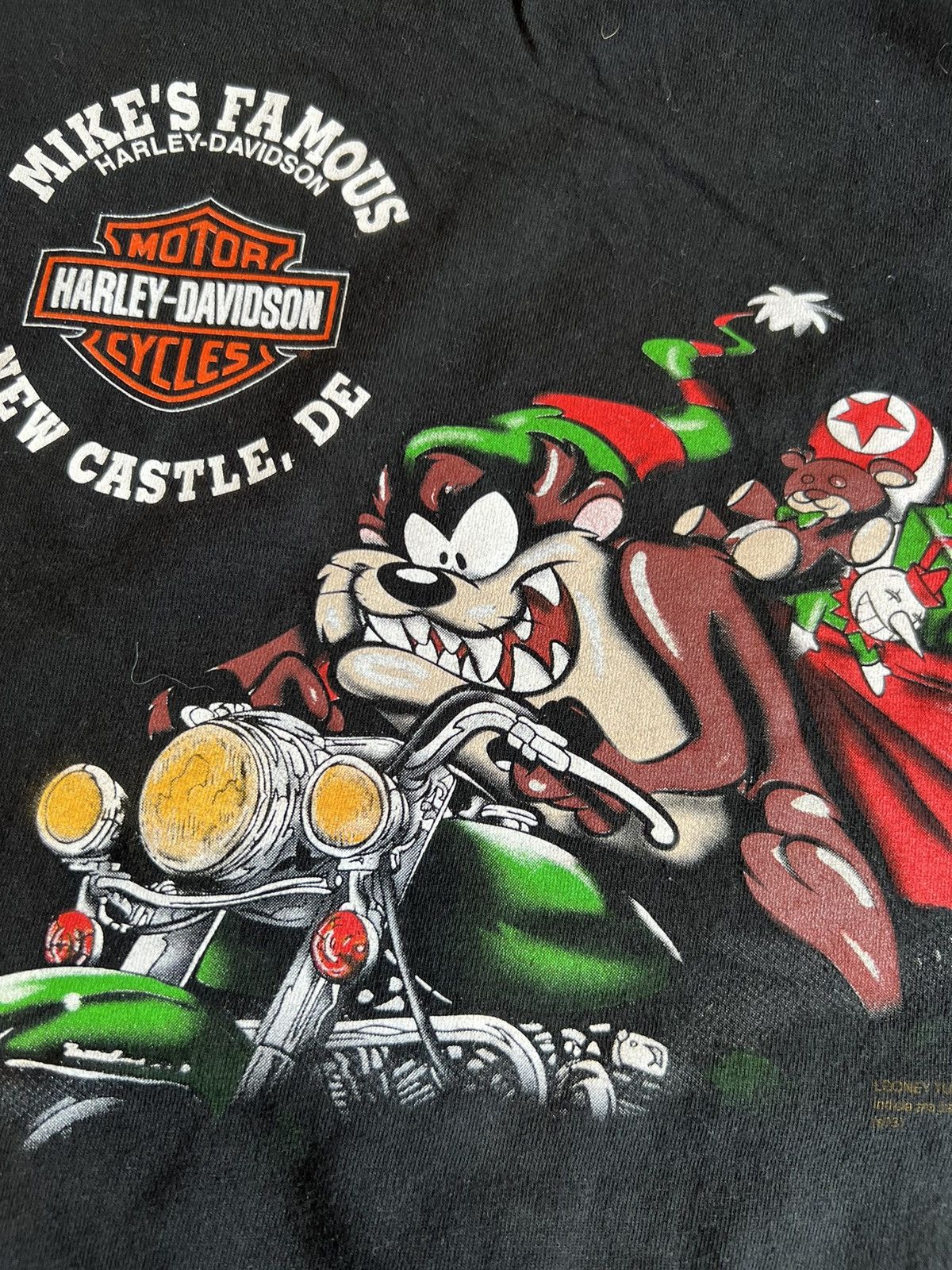 Vintage Vintage Harley Davidson Taz Looney Tunes Bad Boy Long Sleeve Size US XXL / EU 58 / 5 - 8 Thumbnail