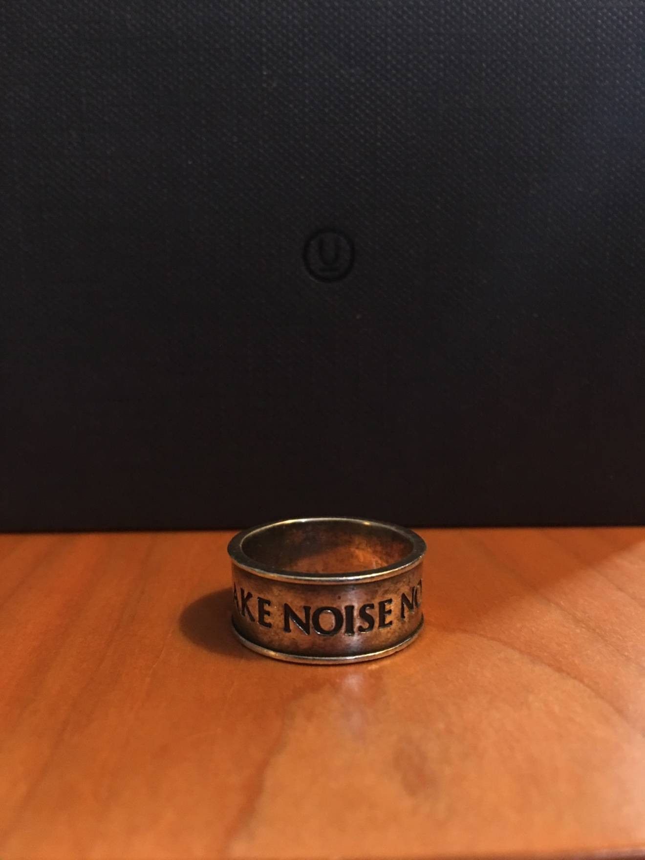 Undercover UNDERCOVER WE MAKE NOISE NOT CLOTHES RING | Grailed