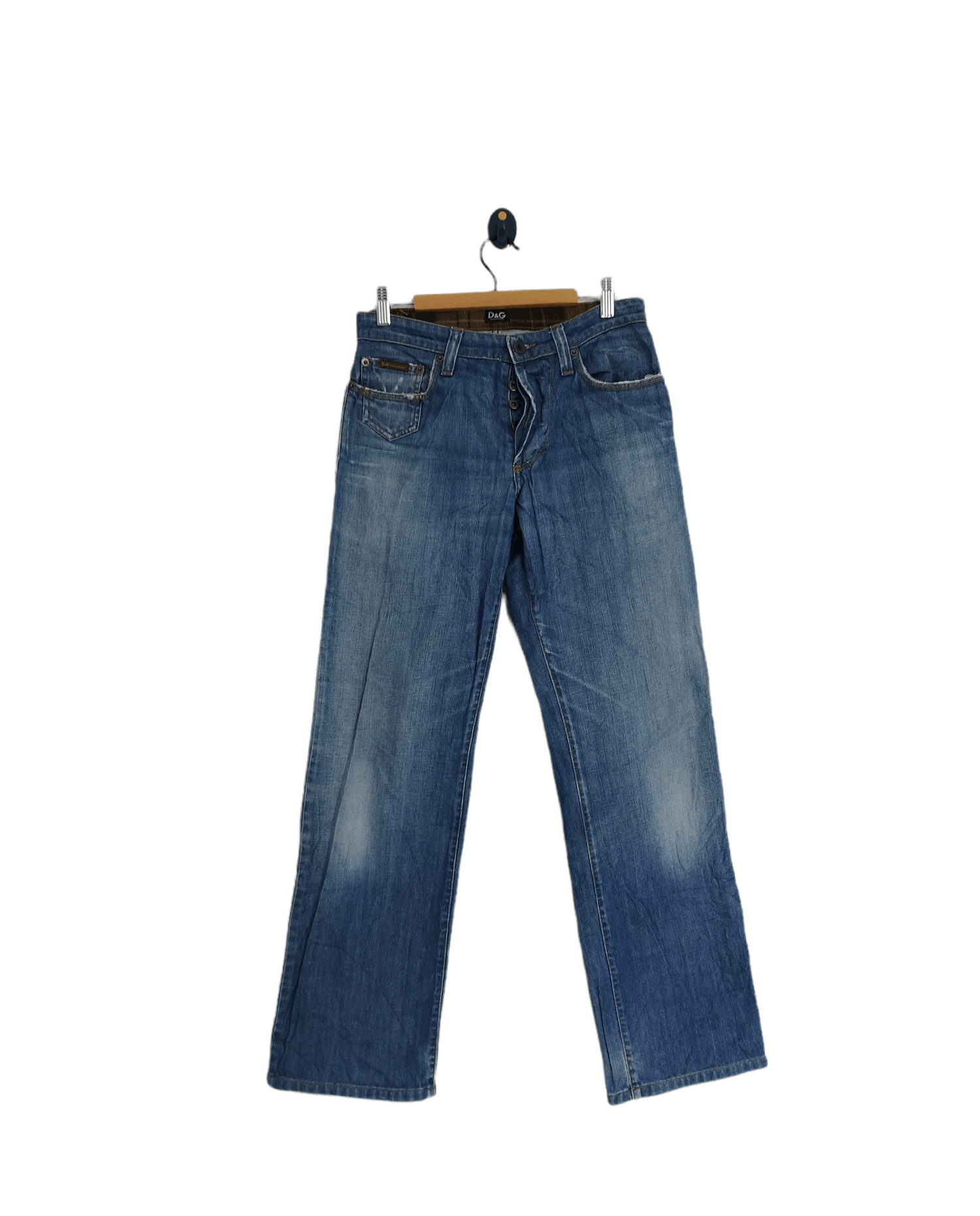 Dolce & Gabbana Dolce & Gabbana Fade Denim Jeans Size US 29 - 1 Thumbnail