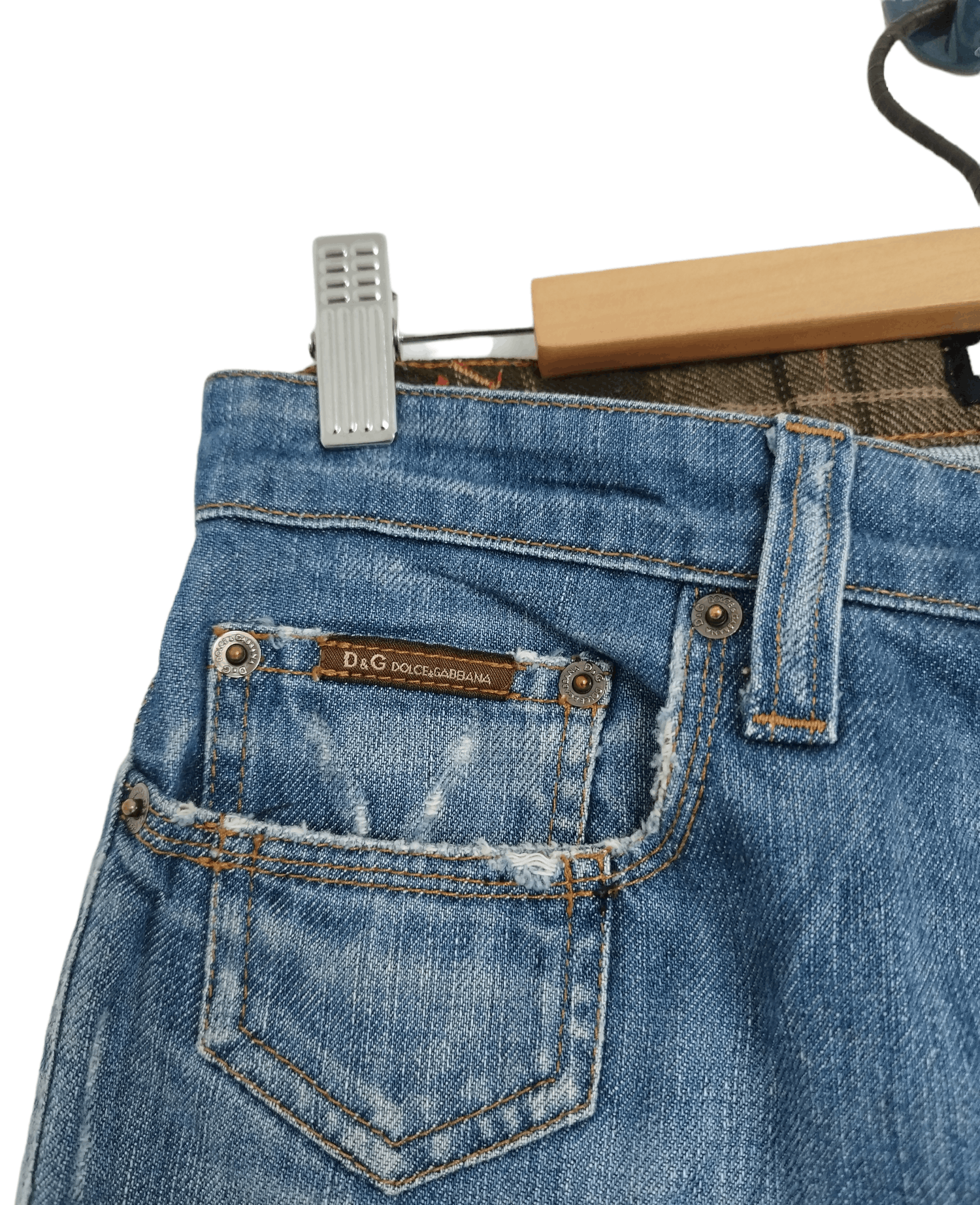 Dolce & Gabbana Dolce & Gabbana Fade Denim Jeans Size US 29 - 6 Thumbnail