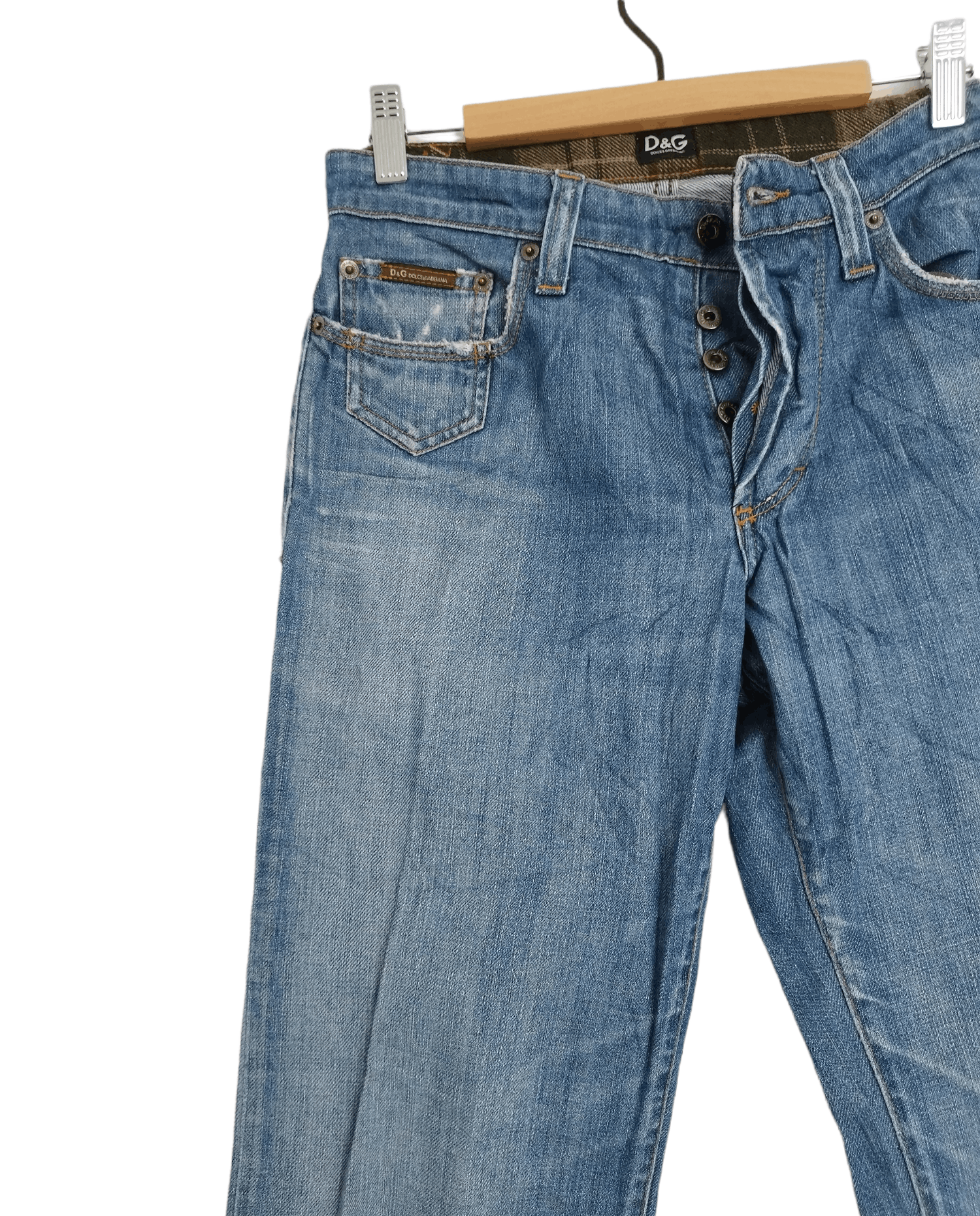Dolce & Gabbana Dolce & Gabbana Fade Denim Jeans Size US 29 - 4 Thumbnail