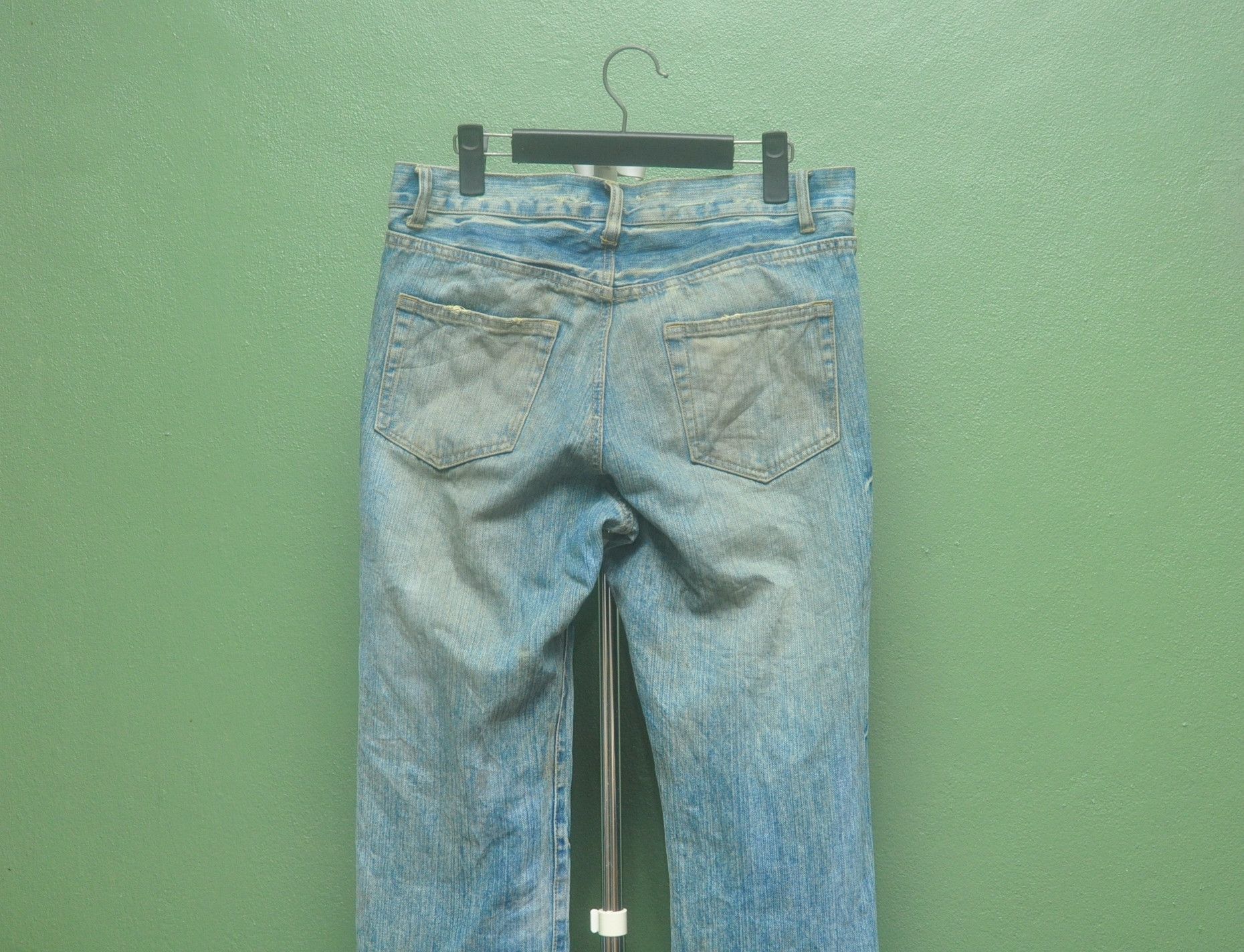 Japanese Brand × Vintage Distressed Denim Jeans Travis Scott Fashion Nirvana Size US 32 / EU 48 - 6 Thumbnail