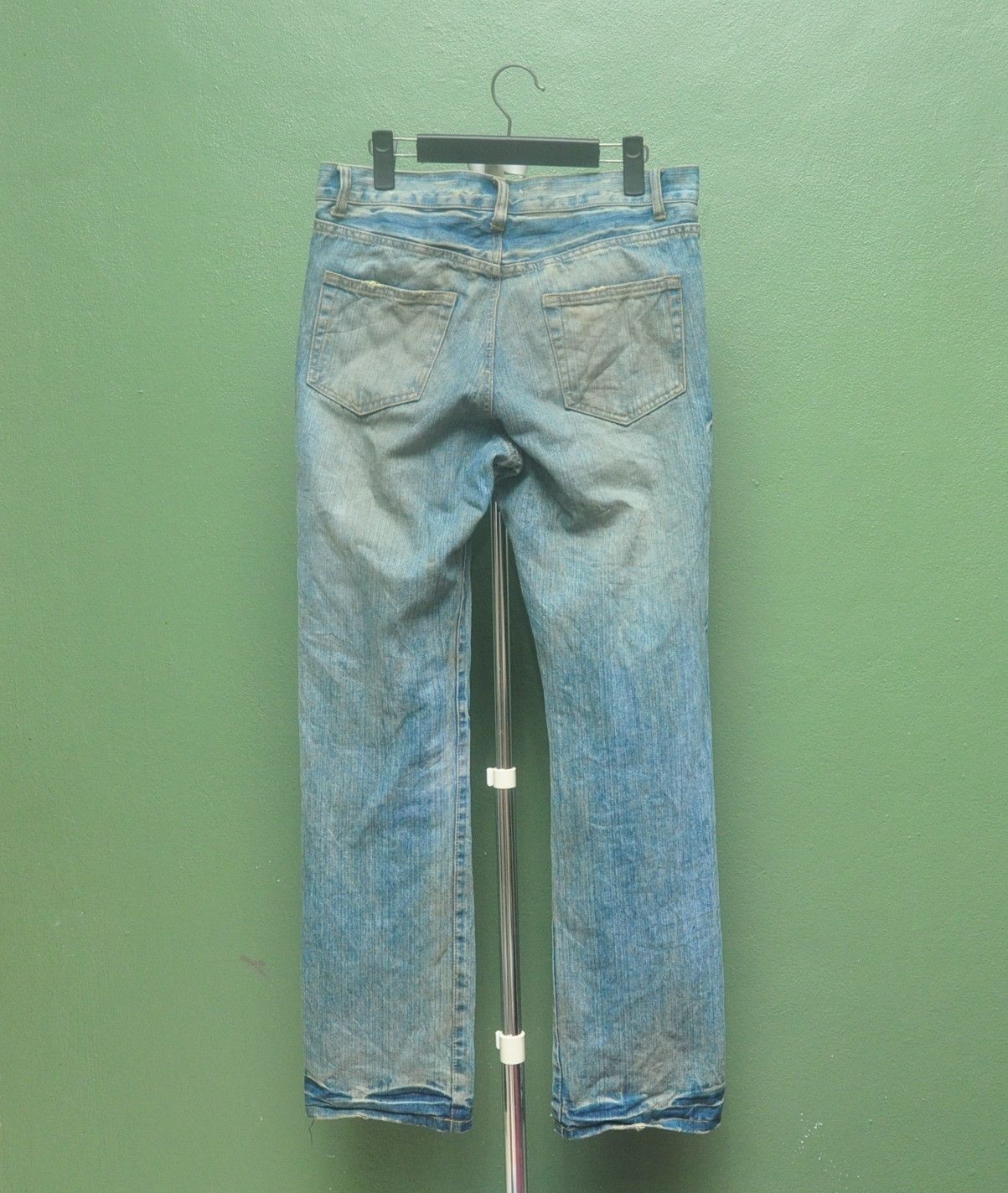 Japanese Brand × Vintage Distressed Denim Jeans Travis Scott Fashion Nirvana Size US 32 / EU 48 - 2 Thumbnail