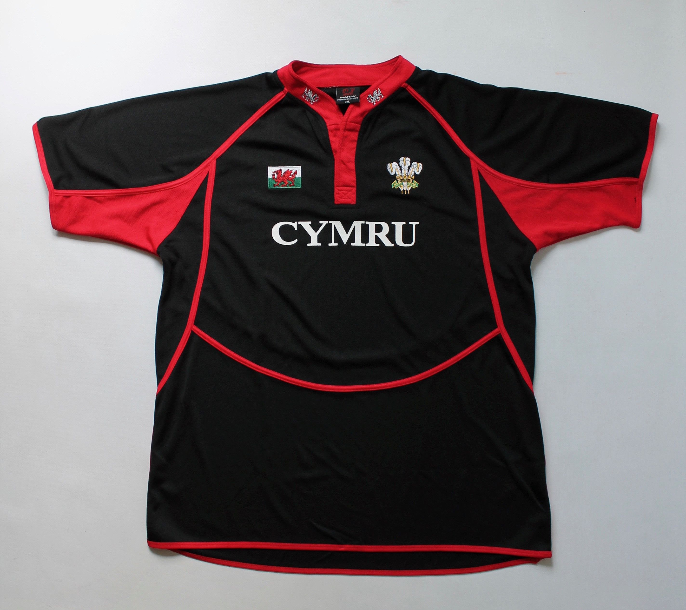 Other Manav Official Wales Cymru National team Rugby Jersey Shirt Size US XXL / EU 58 / 5 - 11 Thumbnail