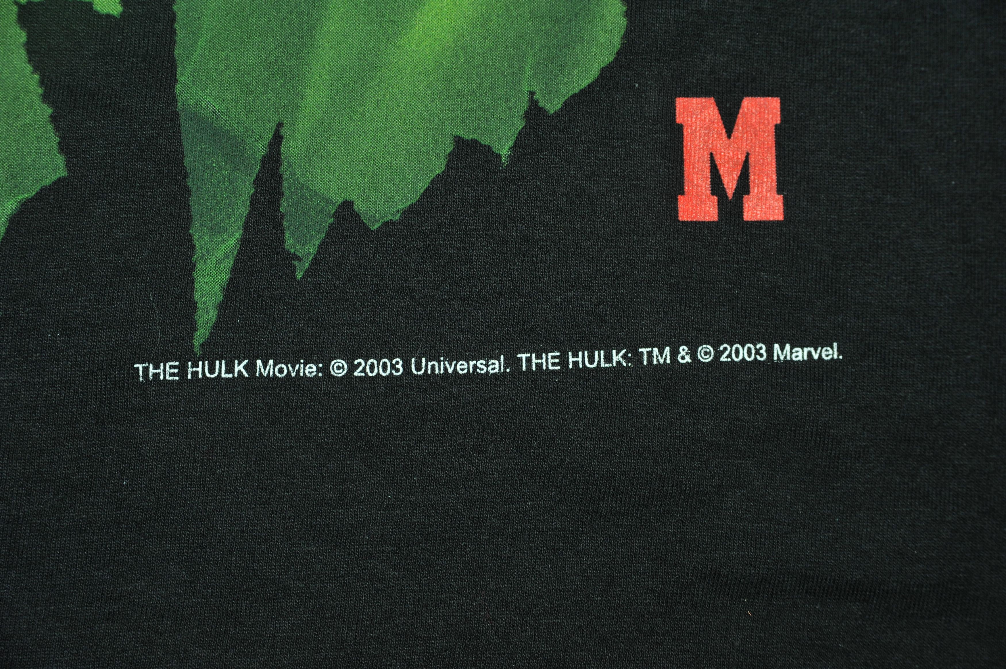 Fruit Of The Loom Vintage 2003 Hulk Movie Promo Shirt Size US L / EU 52-54 / 3 - 2 Thumbnail