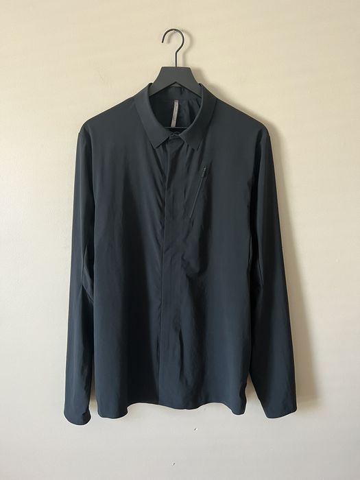 Arc'Teryx Arc’teryx Veilance Metre LS Shirt Zip Up Black | Grailed