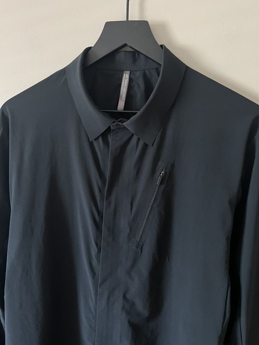 Arc'Teryx Arc’teryx Veilance Metre LS Shirt Zip Up Black | Grailed