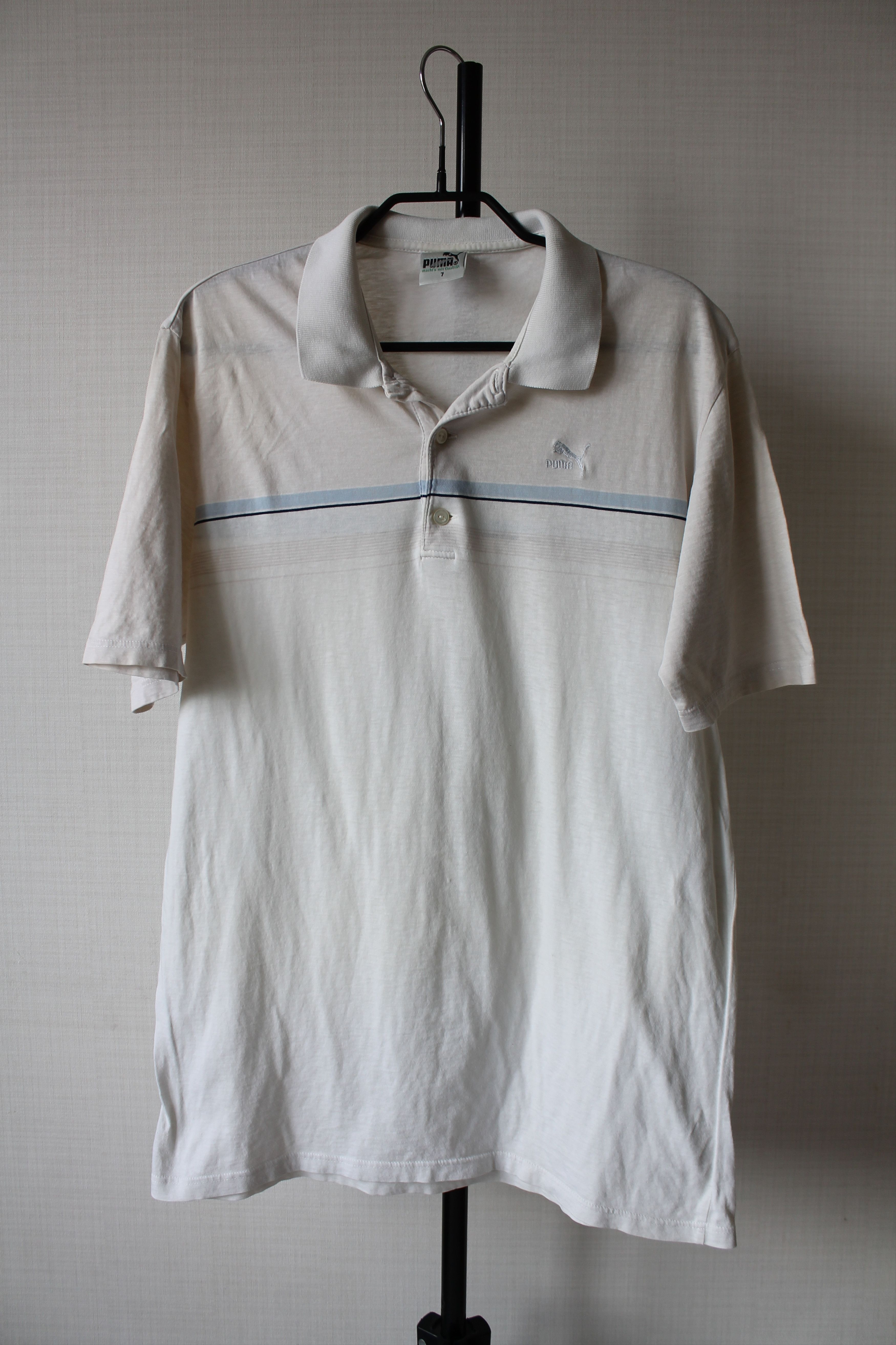 Puma 90's PUMA Vintage Polo Shirt Cotton Size US M / EU 48-50 / 2 - 1 Thumbnail