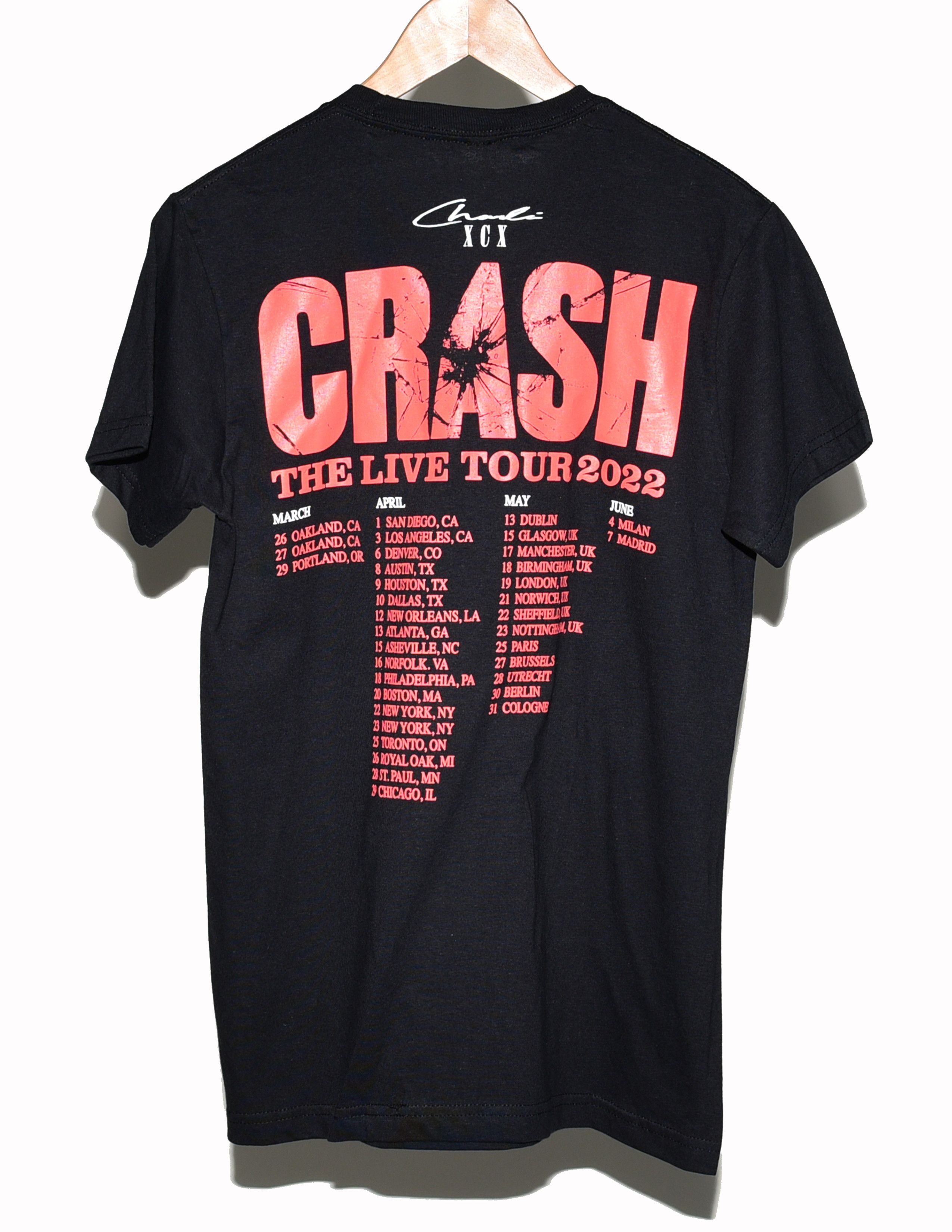 Band Tees Charli XCX Crash Tour Tee Size US S / EU 44-46 / 1 - 2 Thumbnail