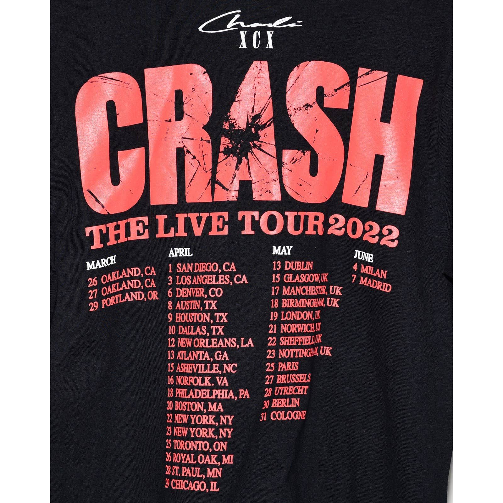 Band Tees Charli XCX Crash Tour Tee Size US S / EU 44-46 / 1 - 4 Thumbnail