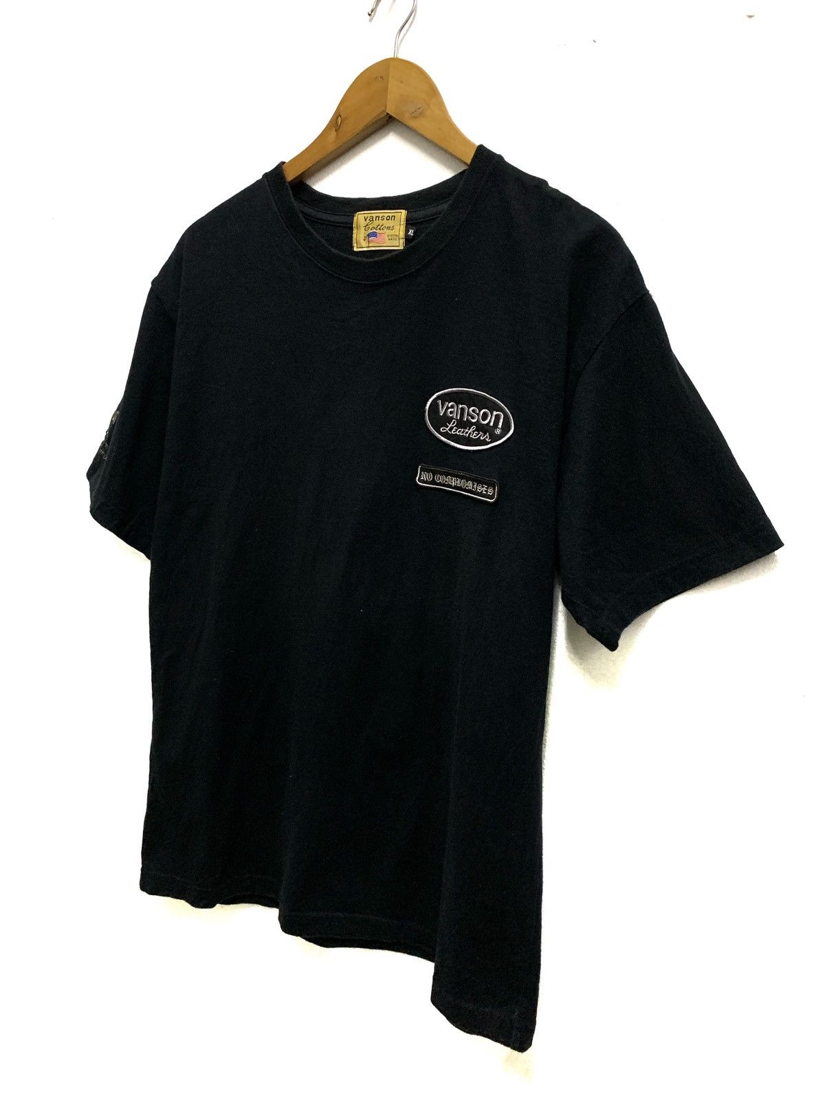 Vanson Leathers VANSON LEATHERS "No Compromises" Tshirt. Size US XL / EU 56 / 4 - 1 Thumbnail
