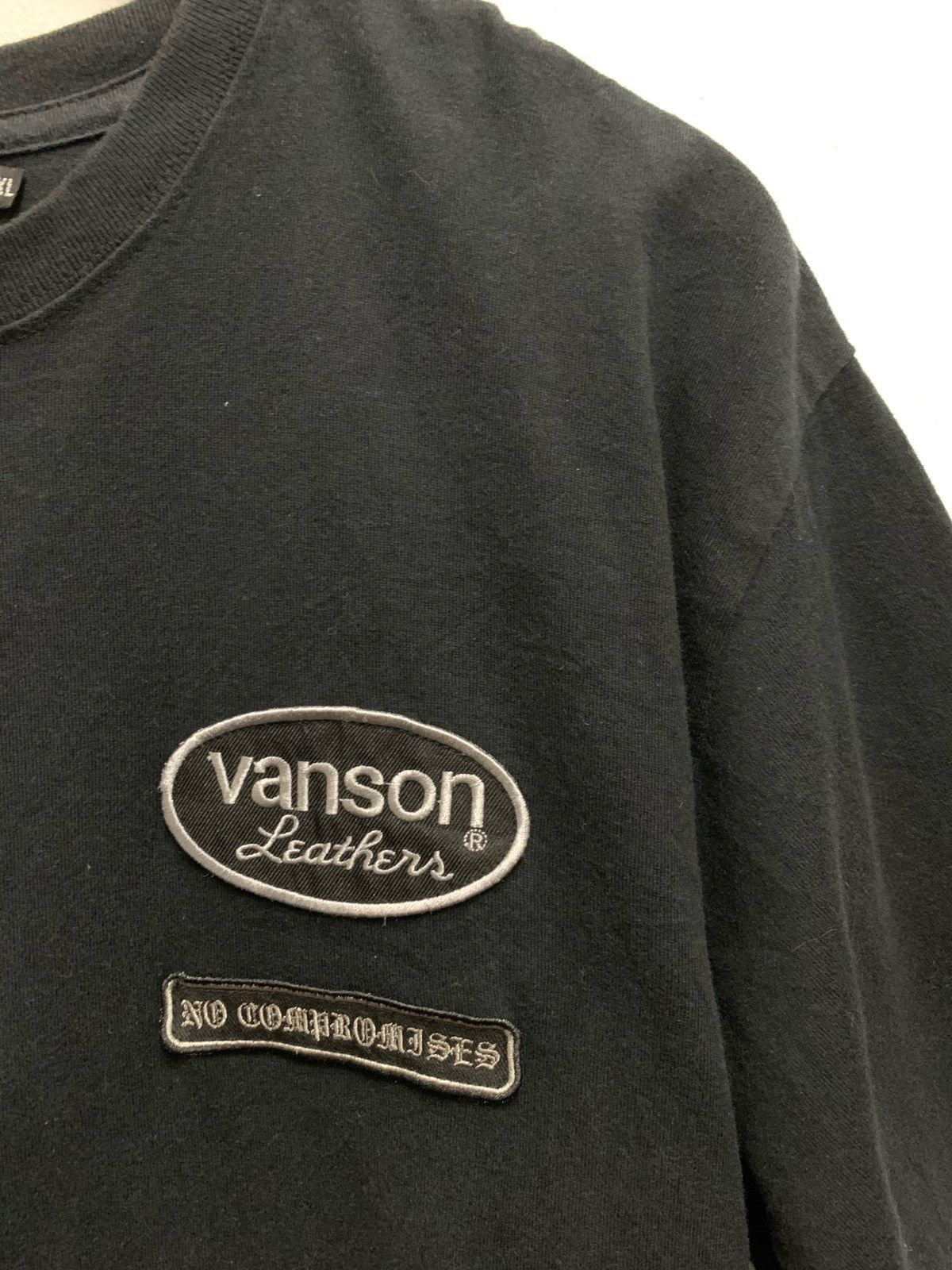Vanson Leathers VANSON LEATHERS "No Compromises" Tshirt. Size US XL / EU 56 / 4 - 3 Thumbnail
