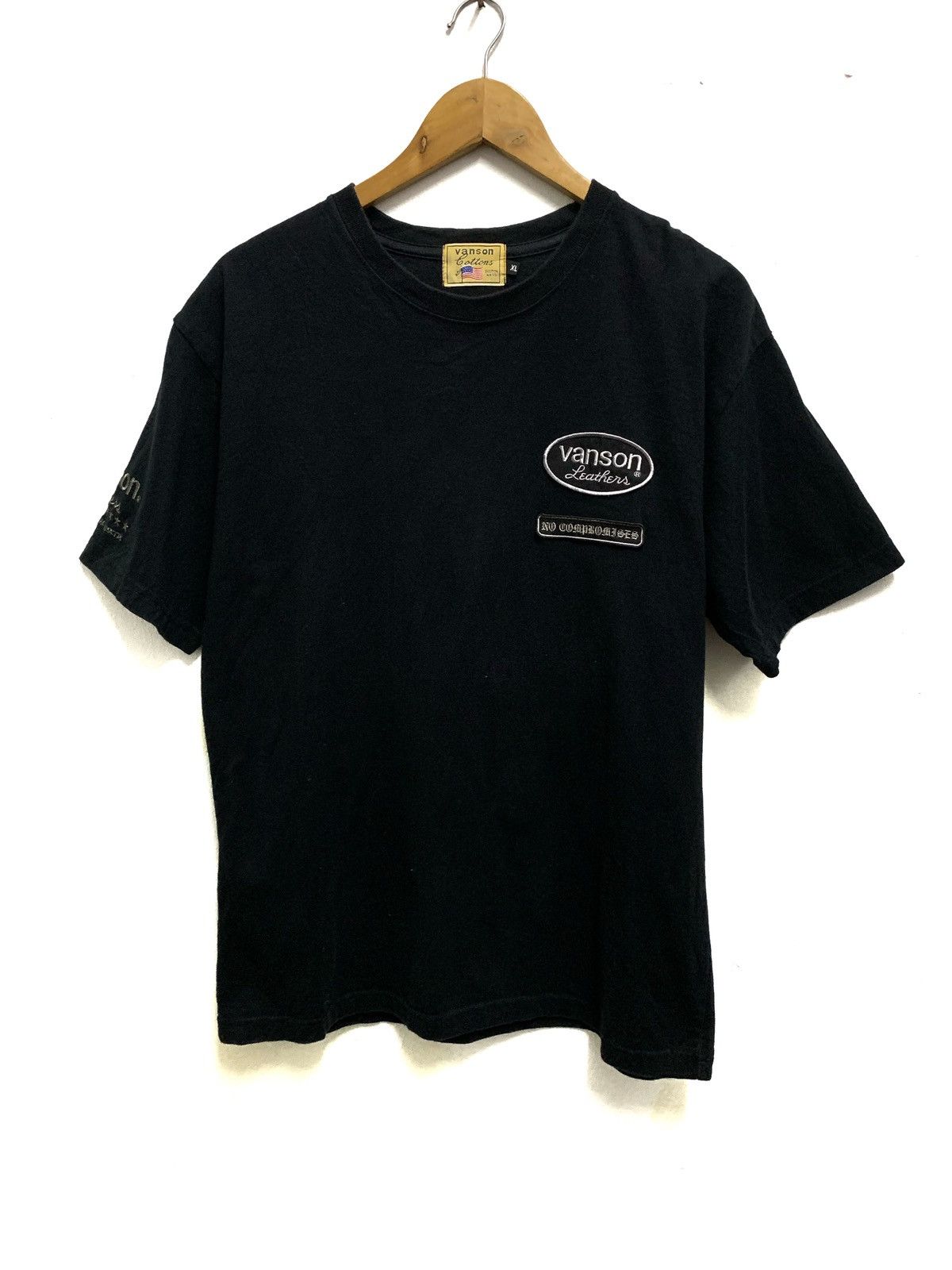 Vanson Leathers VANSON LEATHERS "No Compromises" Tshirt. Size US XL / EU 56 / 4 - 2 Thumbnail