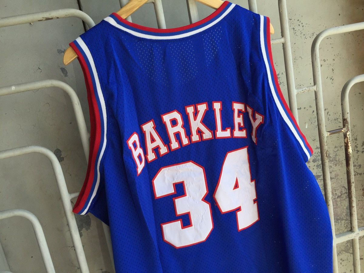 NBA × Vintage Vintage 80s Sixers 34 NBA Classics Jersey Size US XXL / EU 58 / 5 - 6 Thumbnail