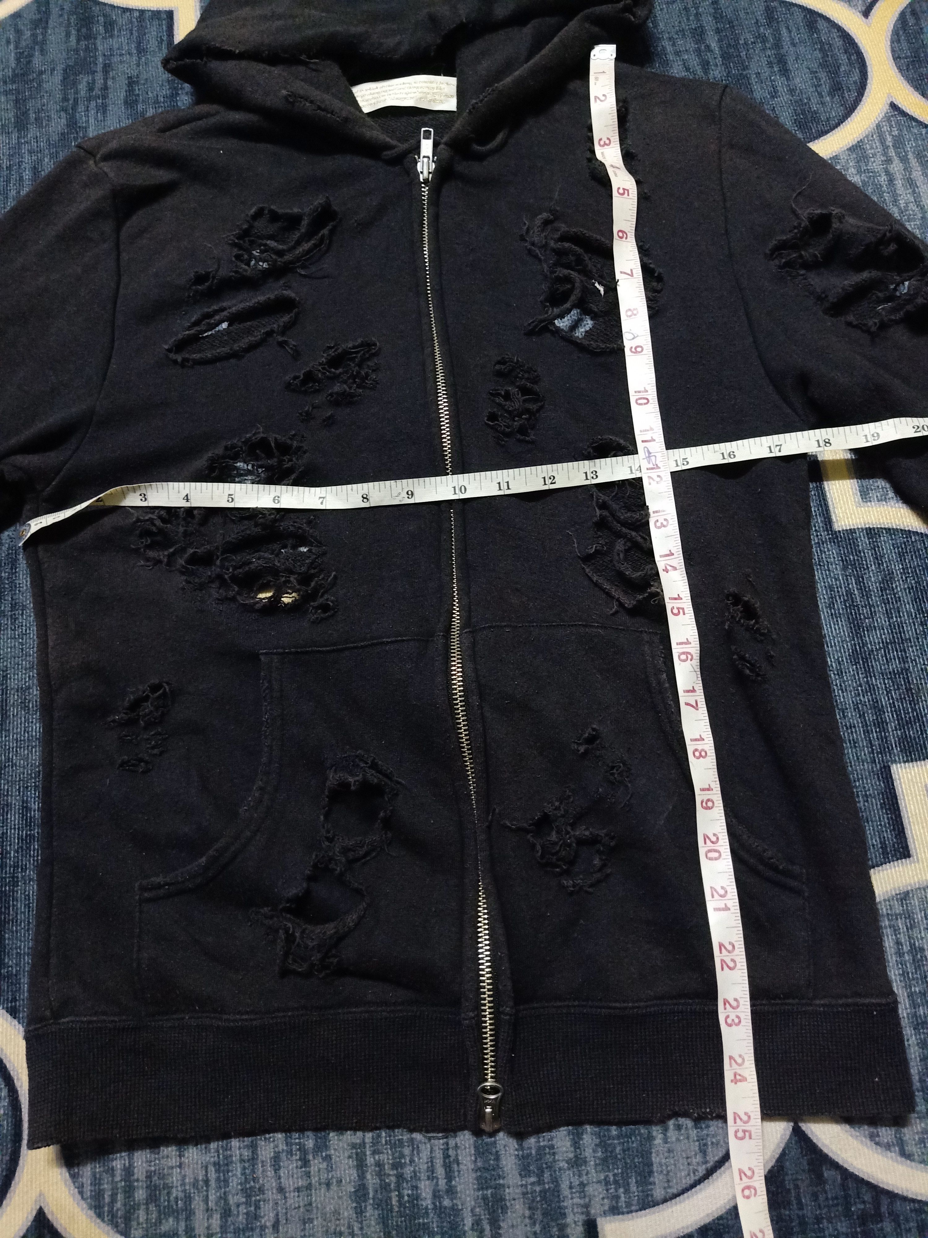 Designer × Japanese Brand Mangrove Distressed Zipper Hoodie Size US S / EU 44-46 / 1 - 7 Thumbnail