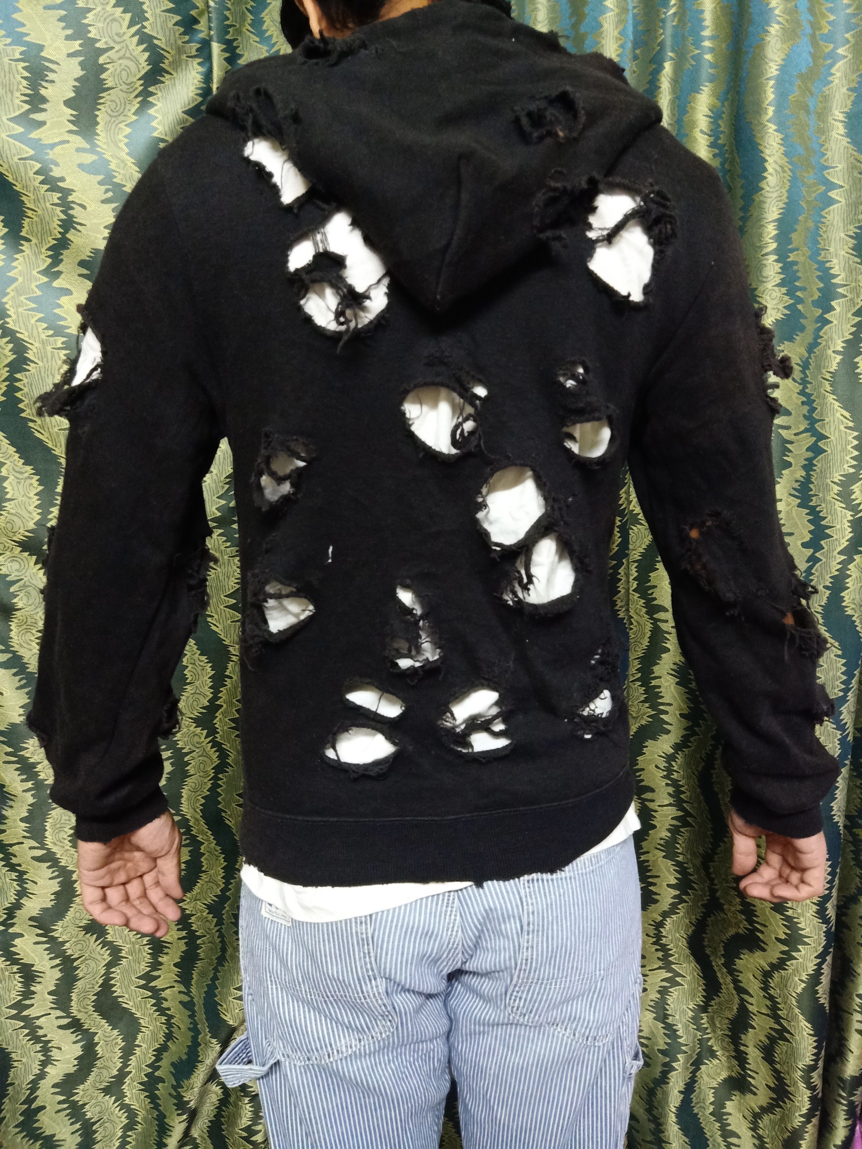 Designer × Japanese Brand Mangrove Distressed Zipper Hoodie Size US S / EU 44-46 / 1 - 5 Thumbnail