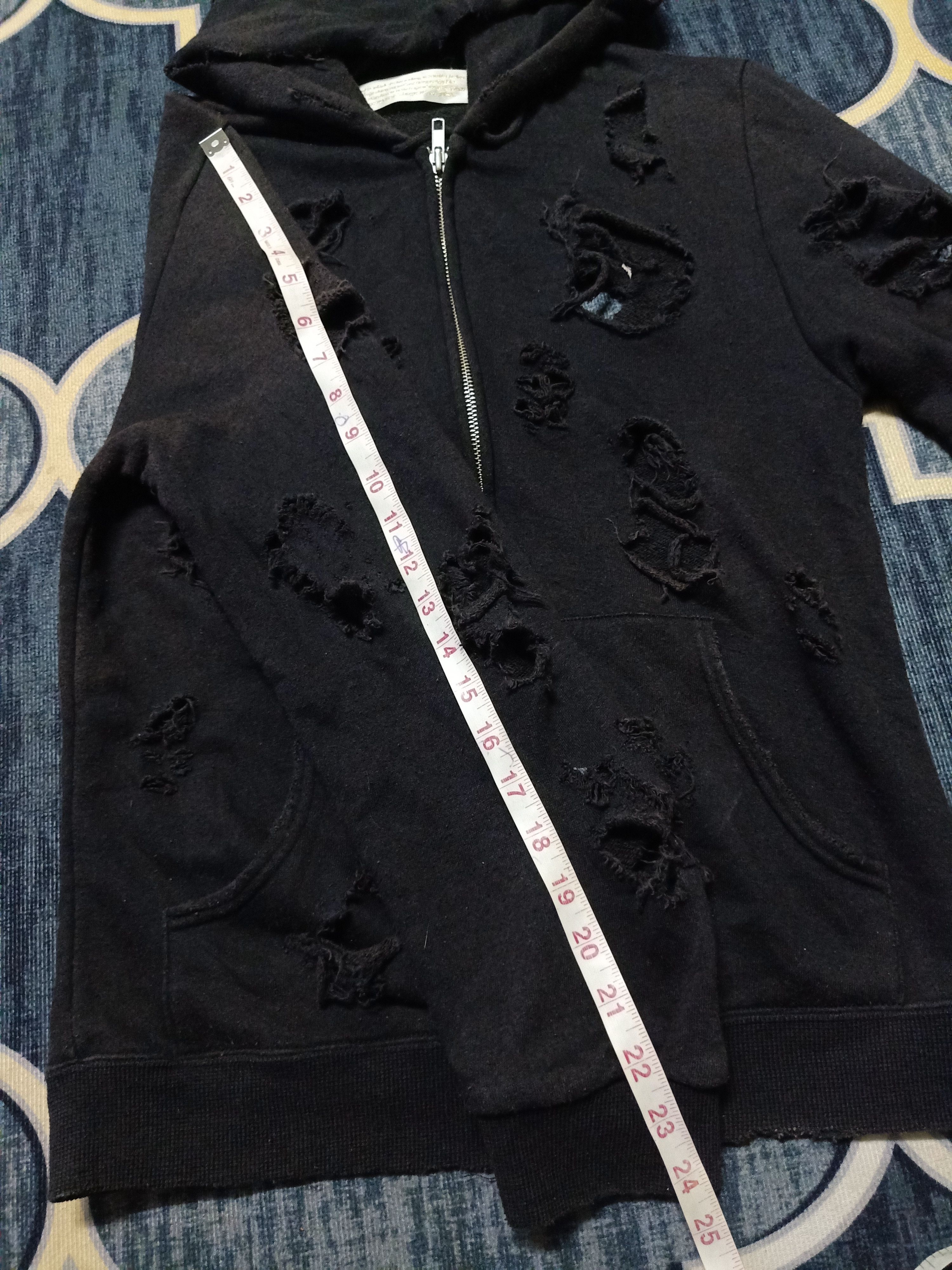 Designer × Japanese Brand Mangrove Distressed Zipper Hoodie Size US S / EU 44-46 / 1 - 6 Thumbnail