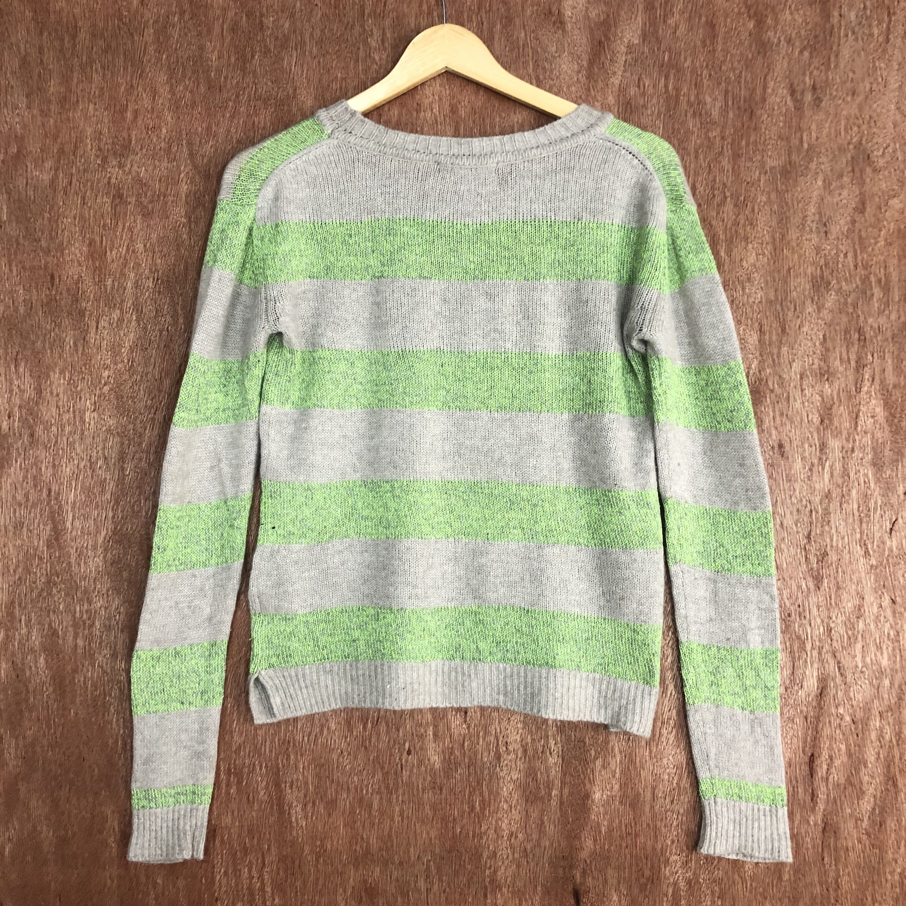 Homespun Knitwear × Japanese Brand DLL Free's Phrase Multicolor stripe Knitwear #c518 Size US M / EU 48-50 / 2 - 11 Thumbnail