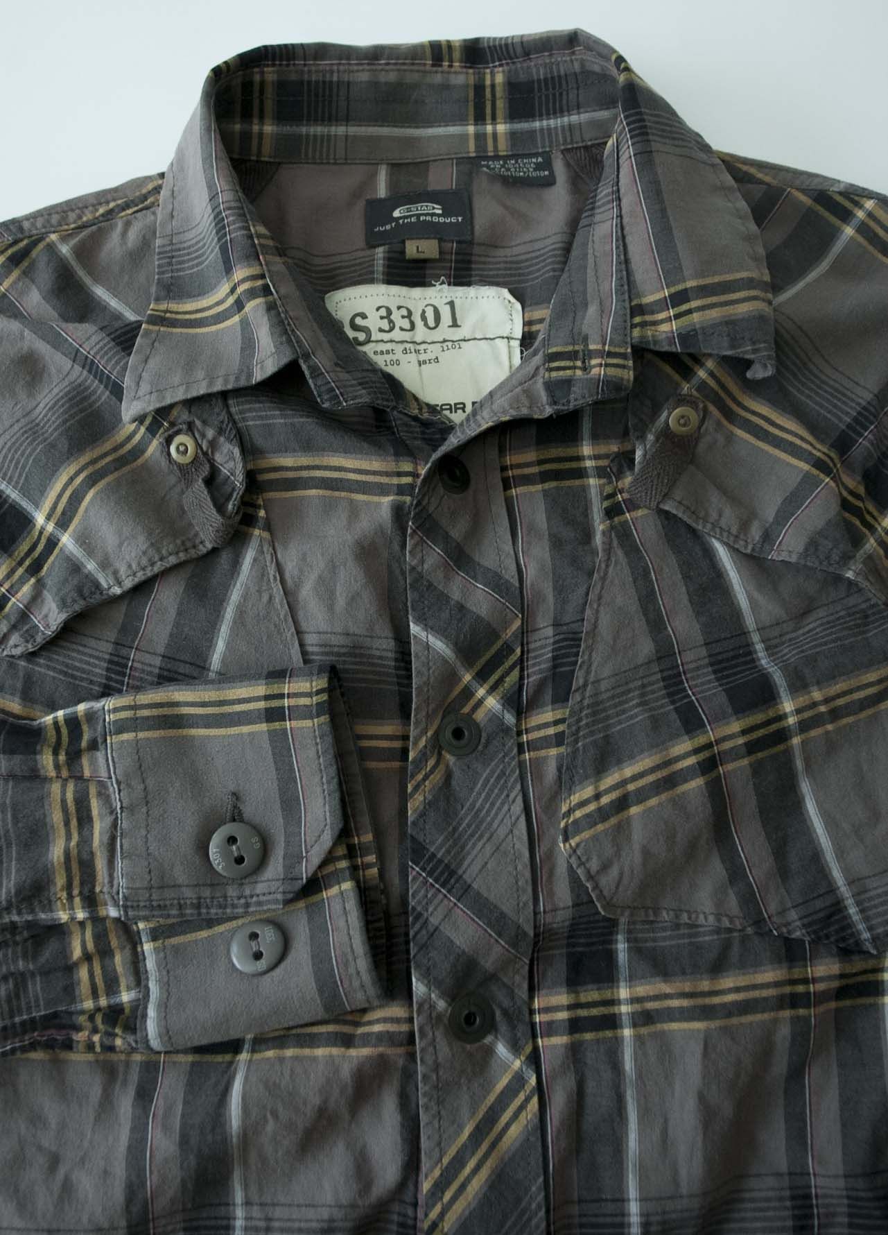 G-Star G Star Shirt Distressed Size L Size US L / EU 52-54 / 3 - 2 Thumbnail