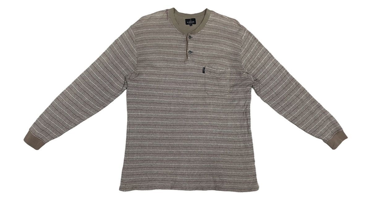 Lanvin LANVIN Collection Long Sleeve Single Pocket Shirt x Japan Size US L / EU 52-54 / 3 - 1 Thumbnail