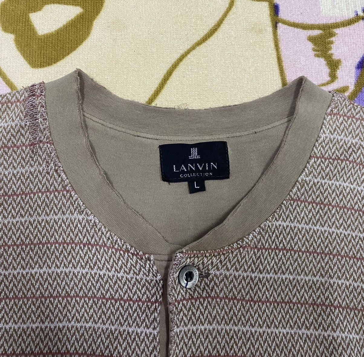 Lanvin LANVIN Collection Long Sleeve Single Pocket Shirt x Japan Size US L / EU 52-54 / 3 - 3 Thumbnail
