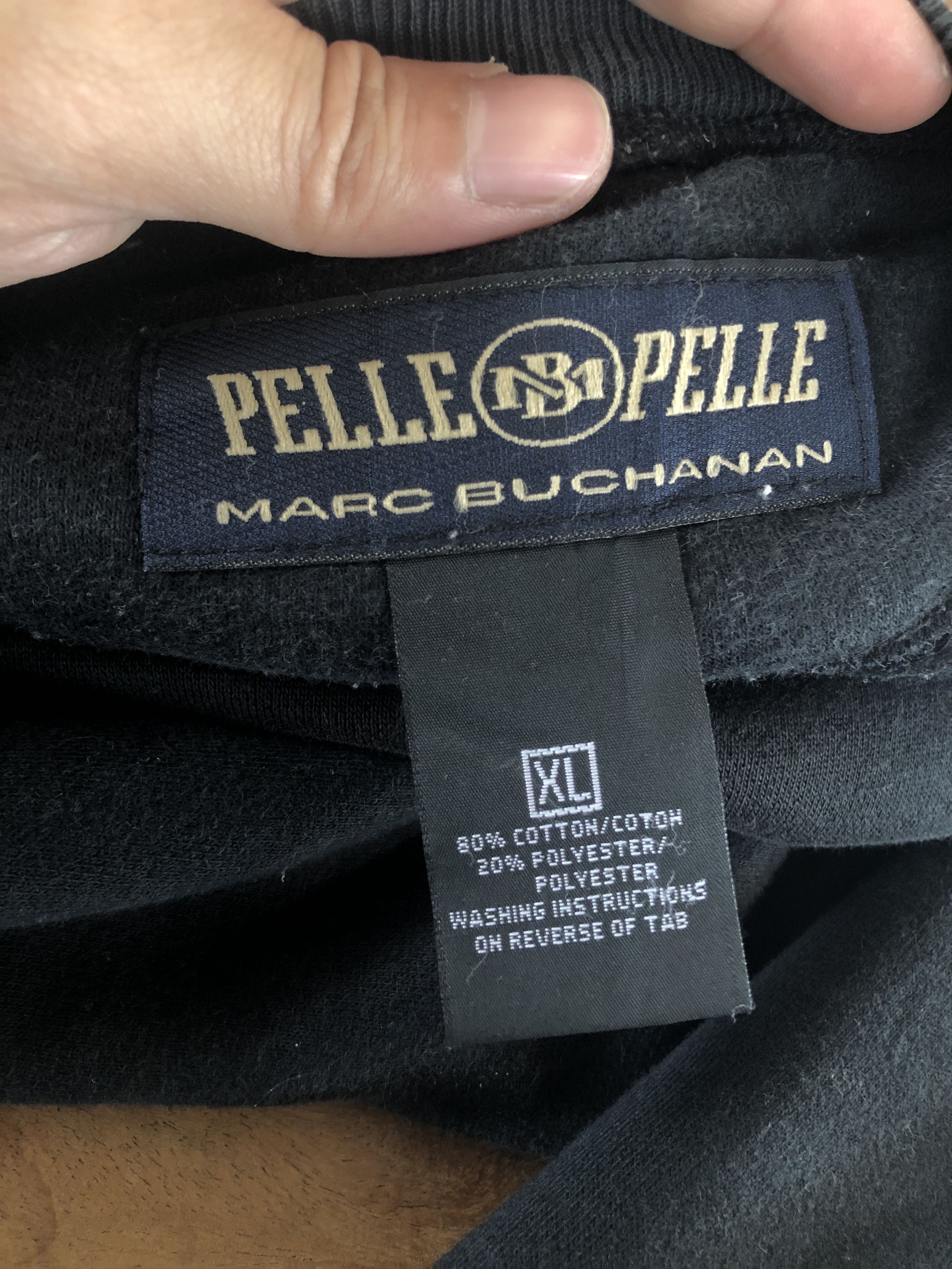 Marc Buchanan × Pelle Pelle × Vintage RARE🔥VINTAGE PELLE PELLE RHAPSODY BLUES SWEATSHIRT Size US XL / EU 56 / 4 - 7 Thumbnail