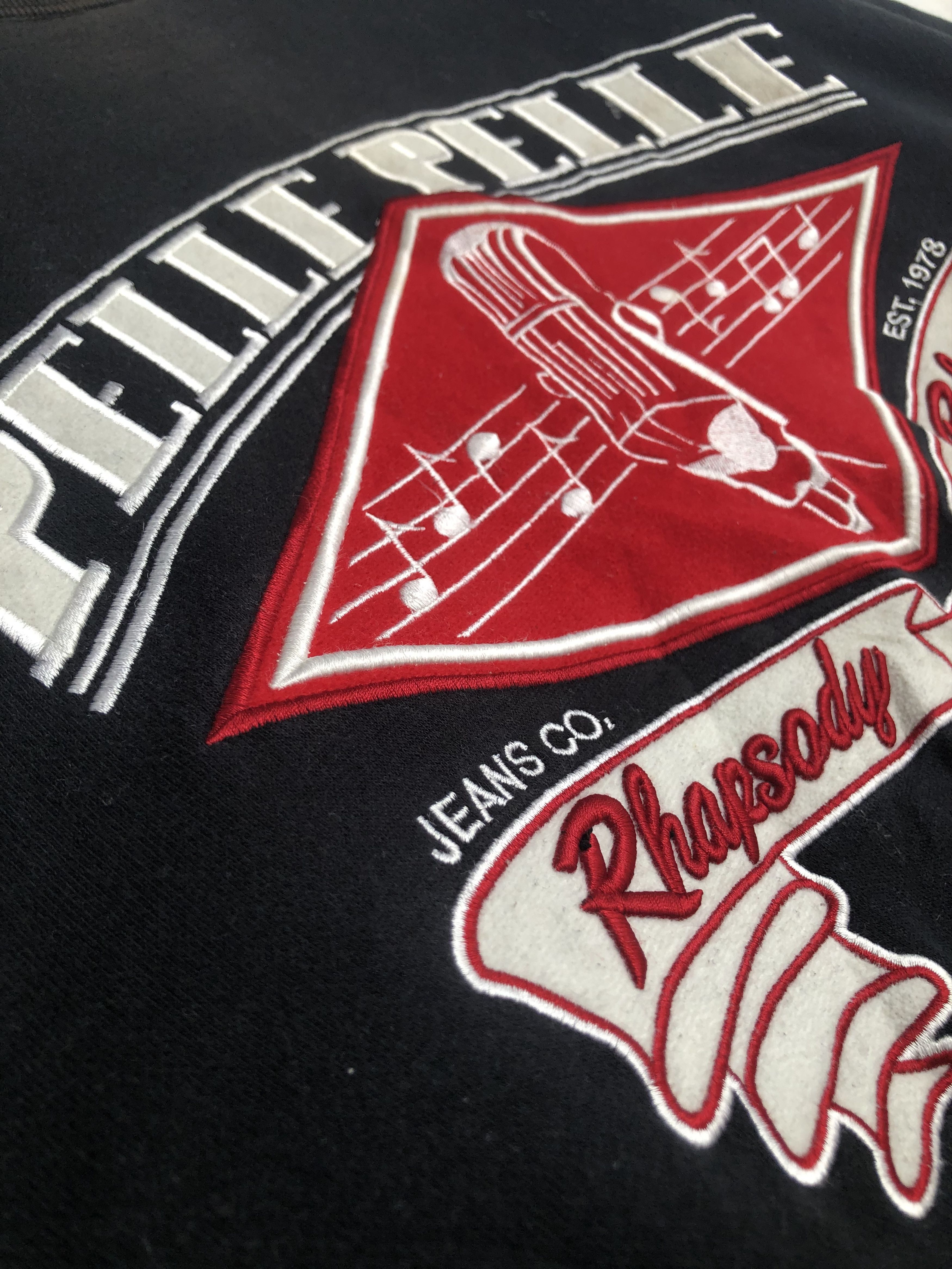 Marc Buchanan × Pelle Pelle × Vintage RARE🔥VINTAGE PELLE PELLE RHAPSODY BLUES SWEATSHIRT Size US XL / EU 56 / 4 - 4 Thumbnail