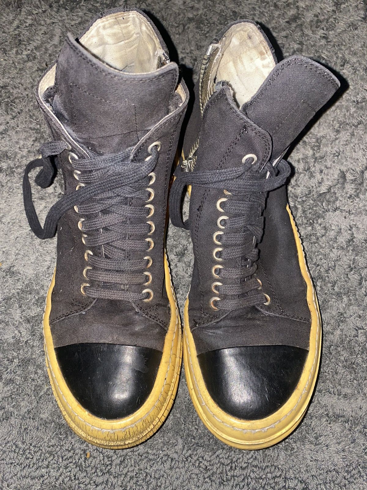 Rick Owens LAST DROP Rick Owens “Strutter 09” Ramones | Grailed