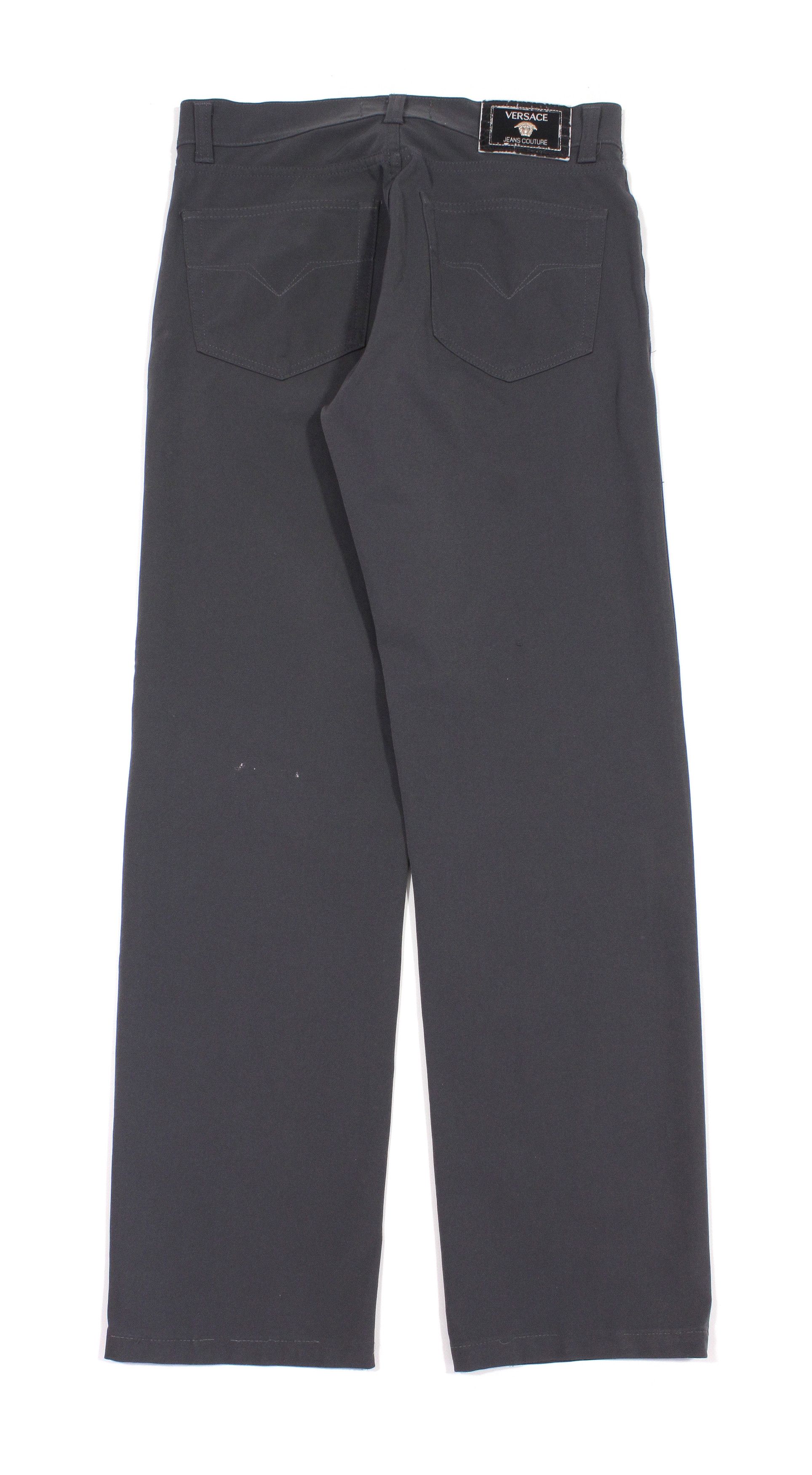 Versace 90S Medusa Buttons Nylon Pants Vintage Size US 30 / EU 46 - 2 Thumbnail