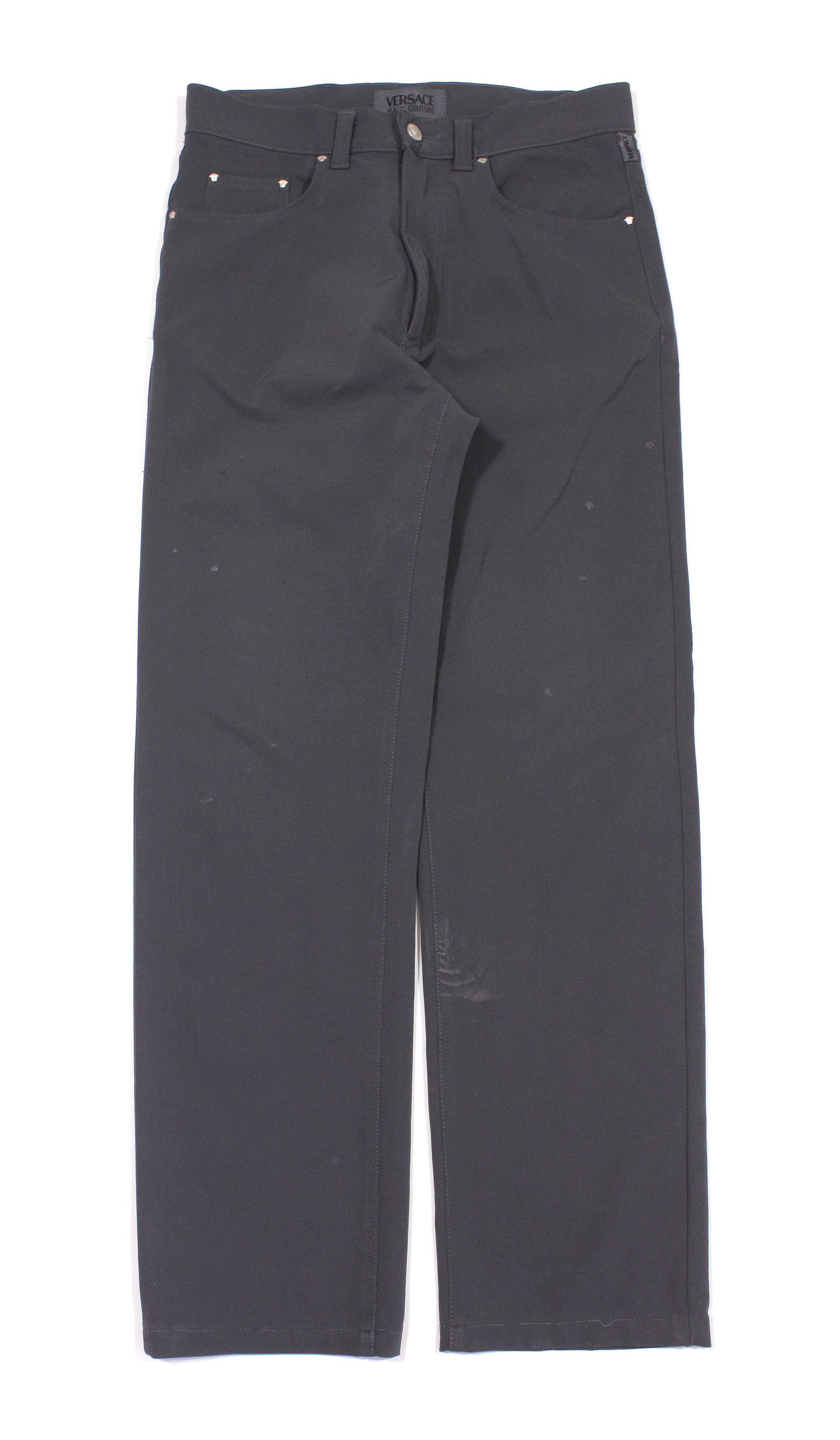 Versace 90S Medusa Buttons Nylon Pants Vintage Size US 30 / EU 46 - 1 Thumbnail