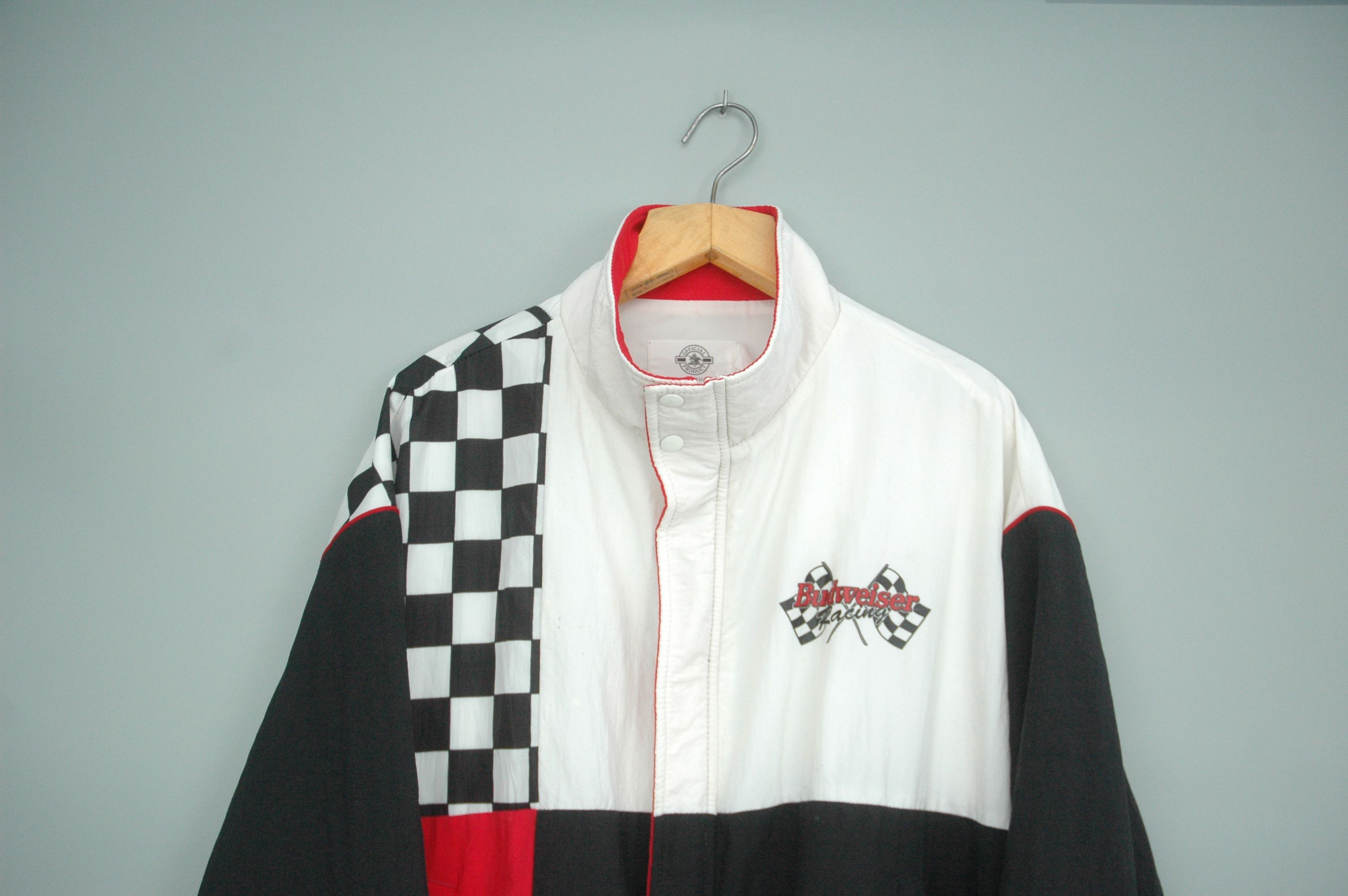 Budweiser Vintage Budweiser Racing Made in USA Light Jacket Size US XL / EU 56 / 4 - 6 Thumbnail