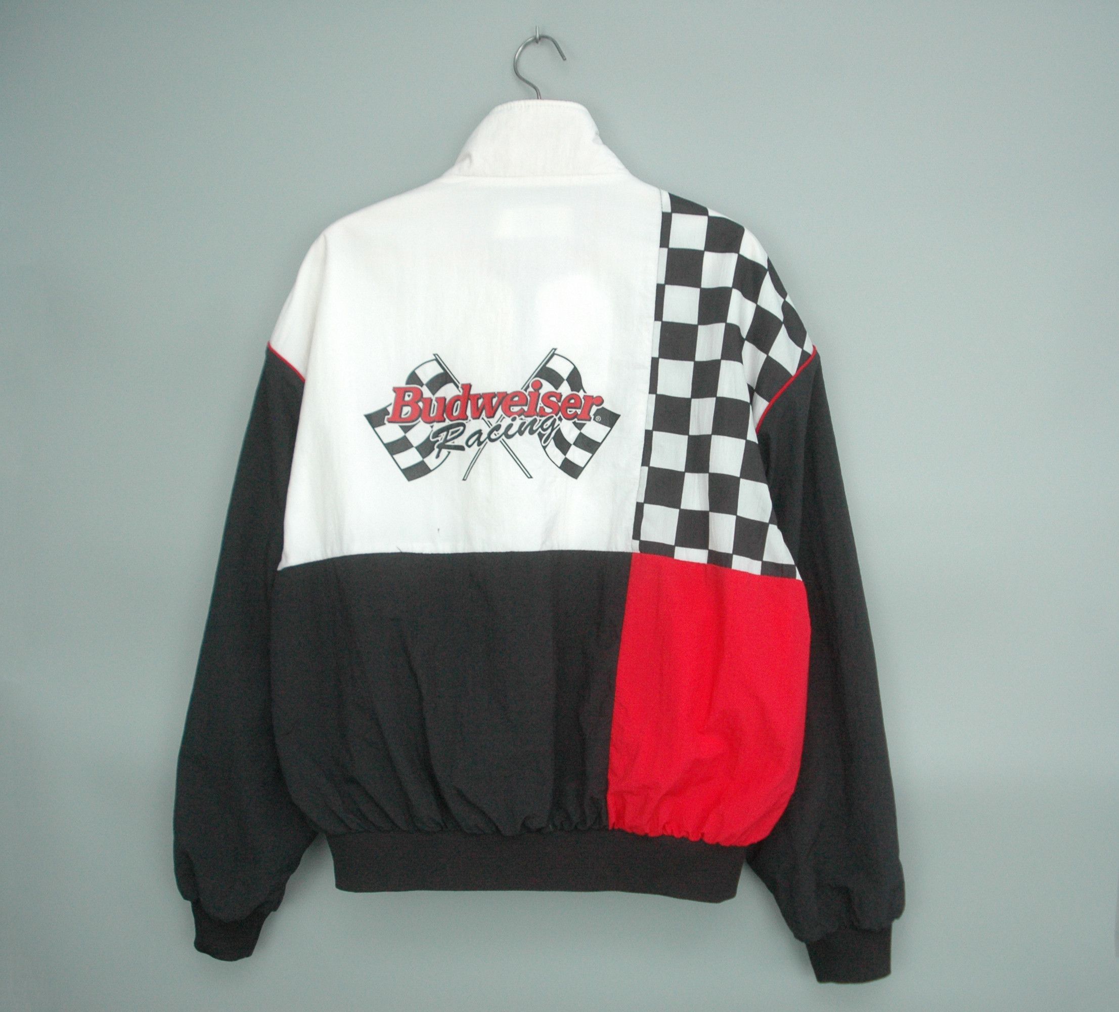 Budweiser Vintage Budweiser Racing Made in USA Light Jacket Size US XL / EU 56 / 4 - 1 Thumbnail