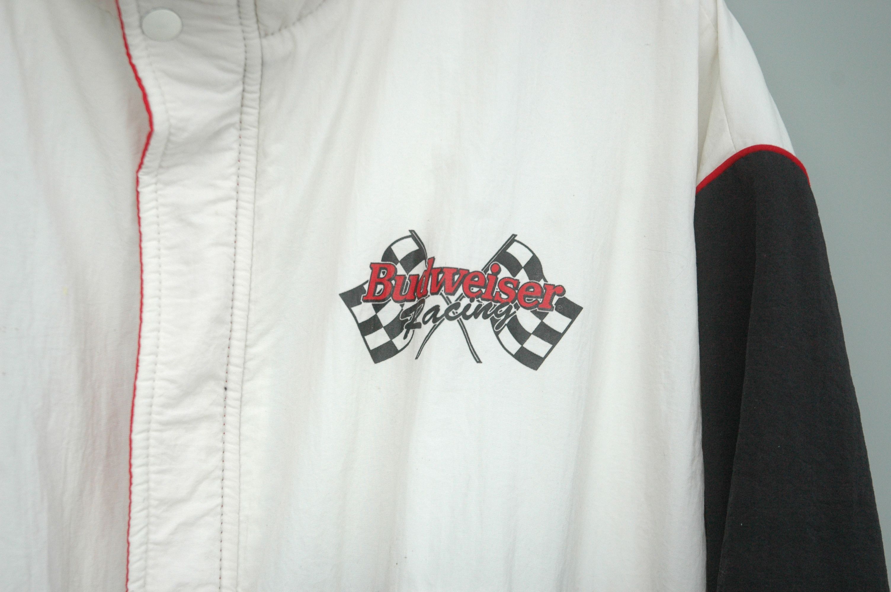 Budweiser Vintage Budweiser Racing Made in USA Light Jacket Size US XL / EU 56 / 4 - 7 Thumbnail