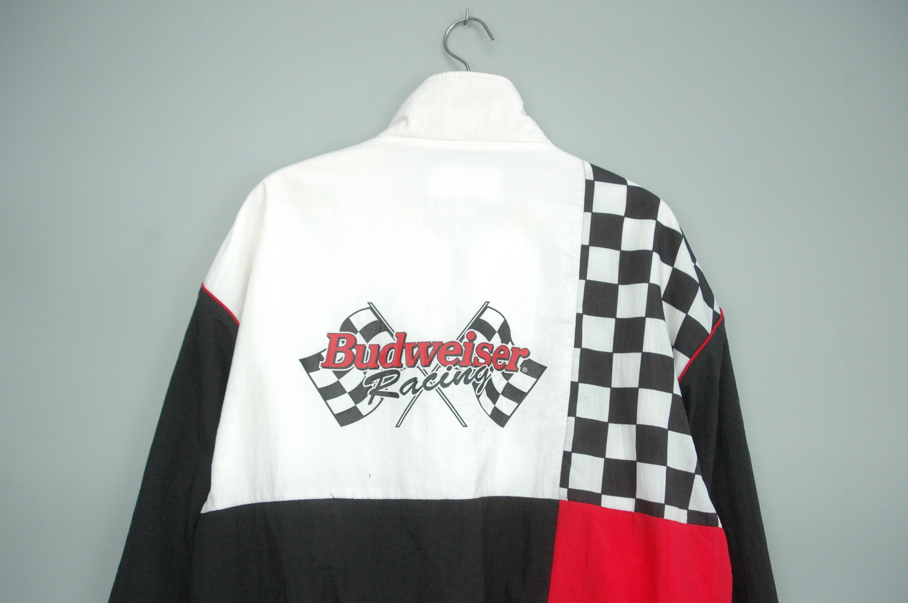 Budweiser Vintage Budweiser Racing Made in USA Light Jacket Size US XL / EU 56 / 4 - 2 Thumbnail