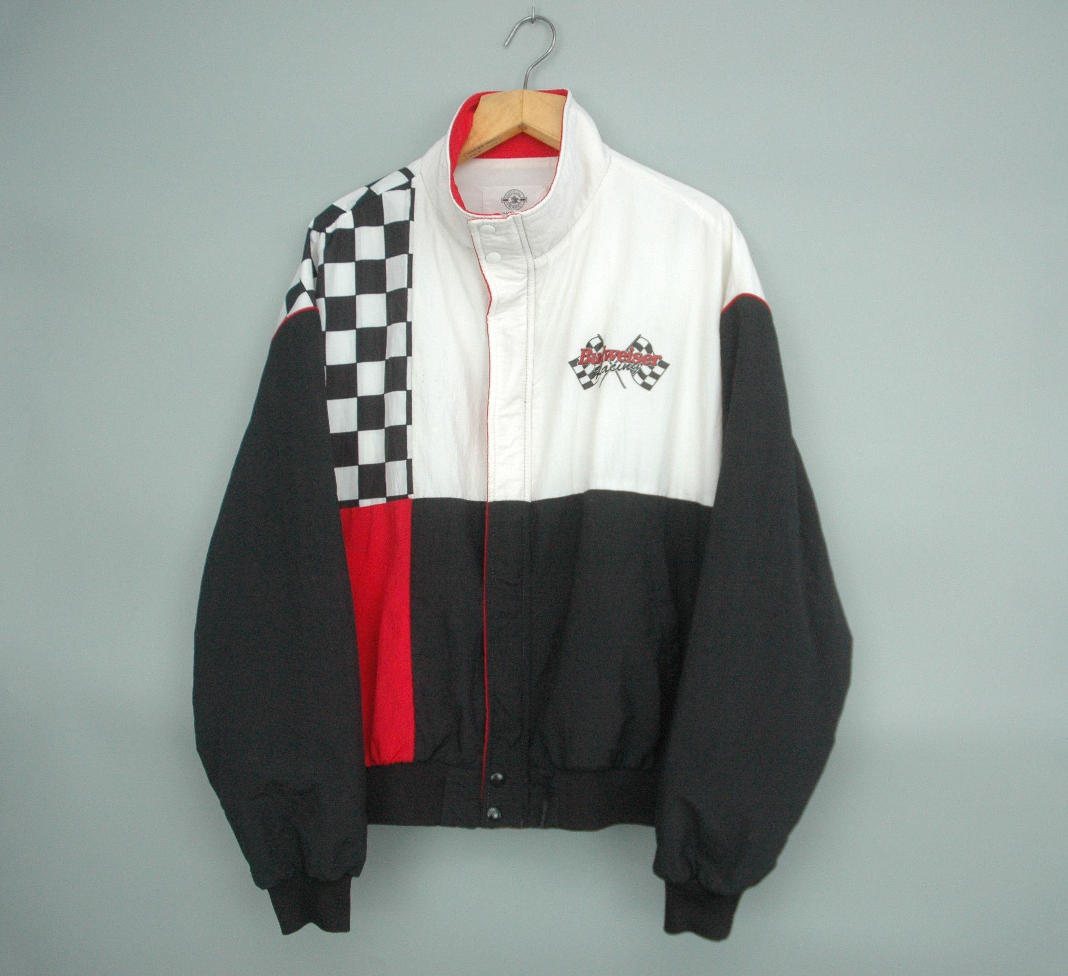 Budweiser Vintage Budweiser Racing Made in USA Light Jacket Size US XL / EU 56 / 4 - 5 Thumbnail