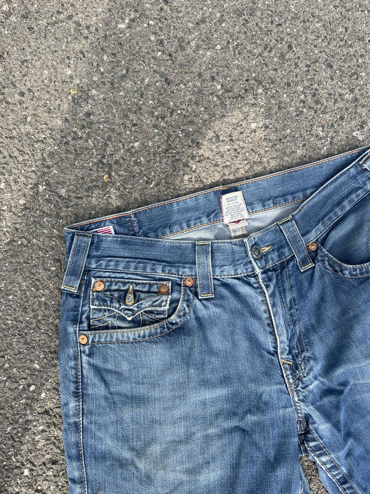 True Religion Vintage True Religion Dirty Jeans Size US 34 / EU 50 - 10 Thumbnail