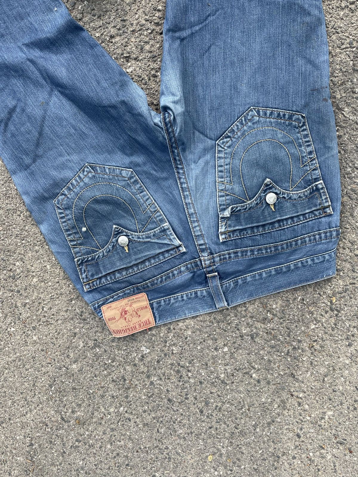 True Religion Vintage True Religion Dirty Jeans Size US 34 / EU 50 - 18 Thumbnail