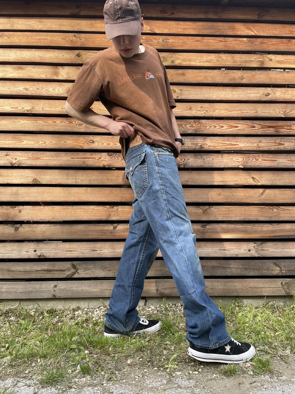 True Religion Vintage True Religion Dirty Jeans Size US 34 / EU 50 - 4 Thumbnail