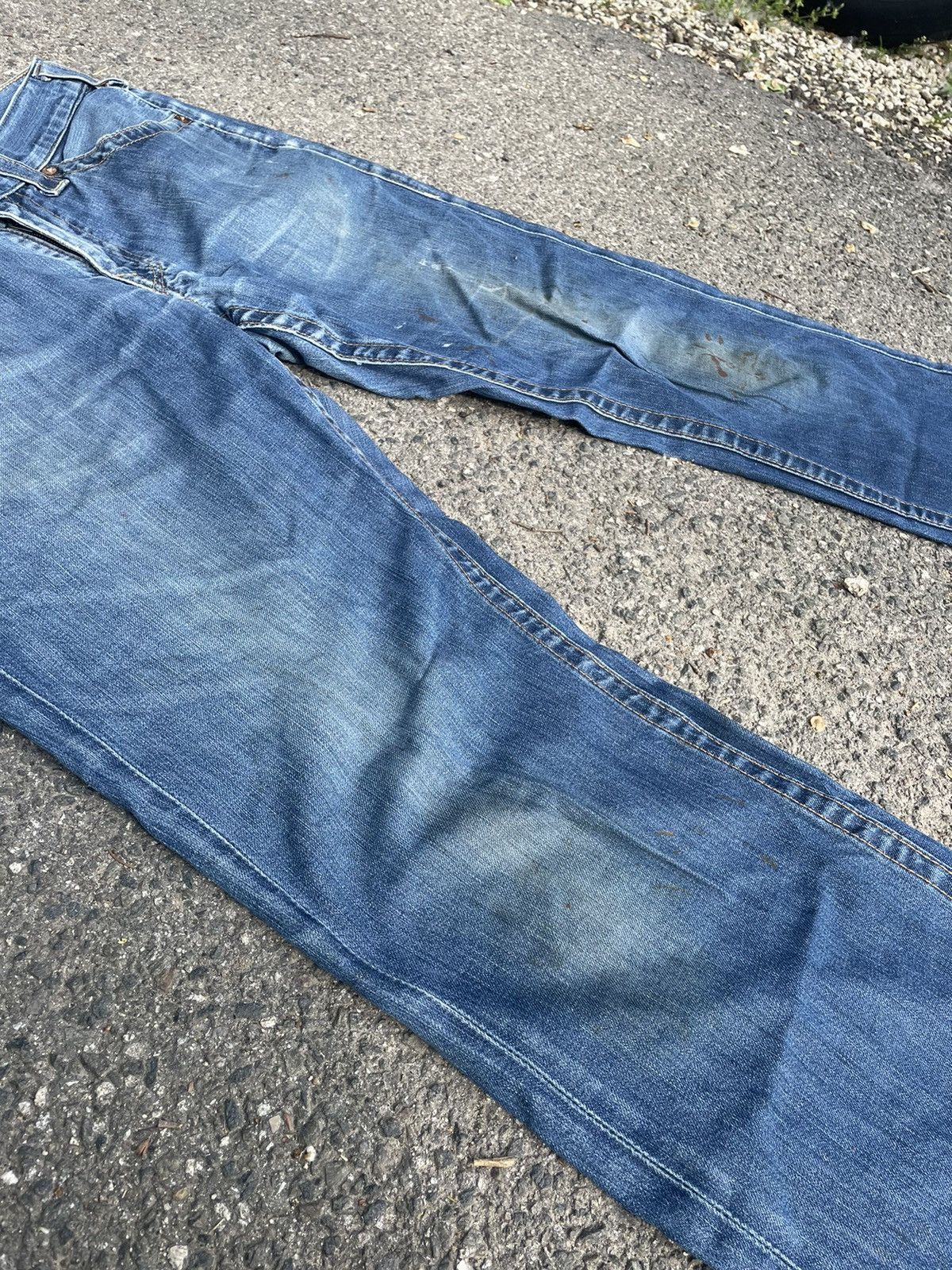 True Religion Vintage True Religion Dirty Jeans Size US 34 / EU 50 - 9 Thumbnail