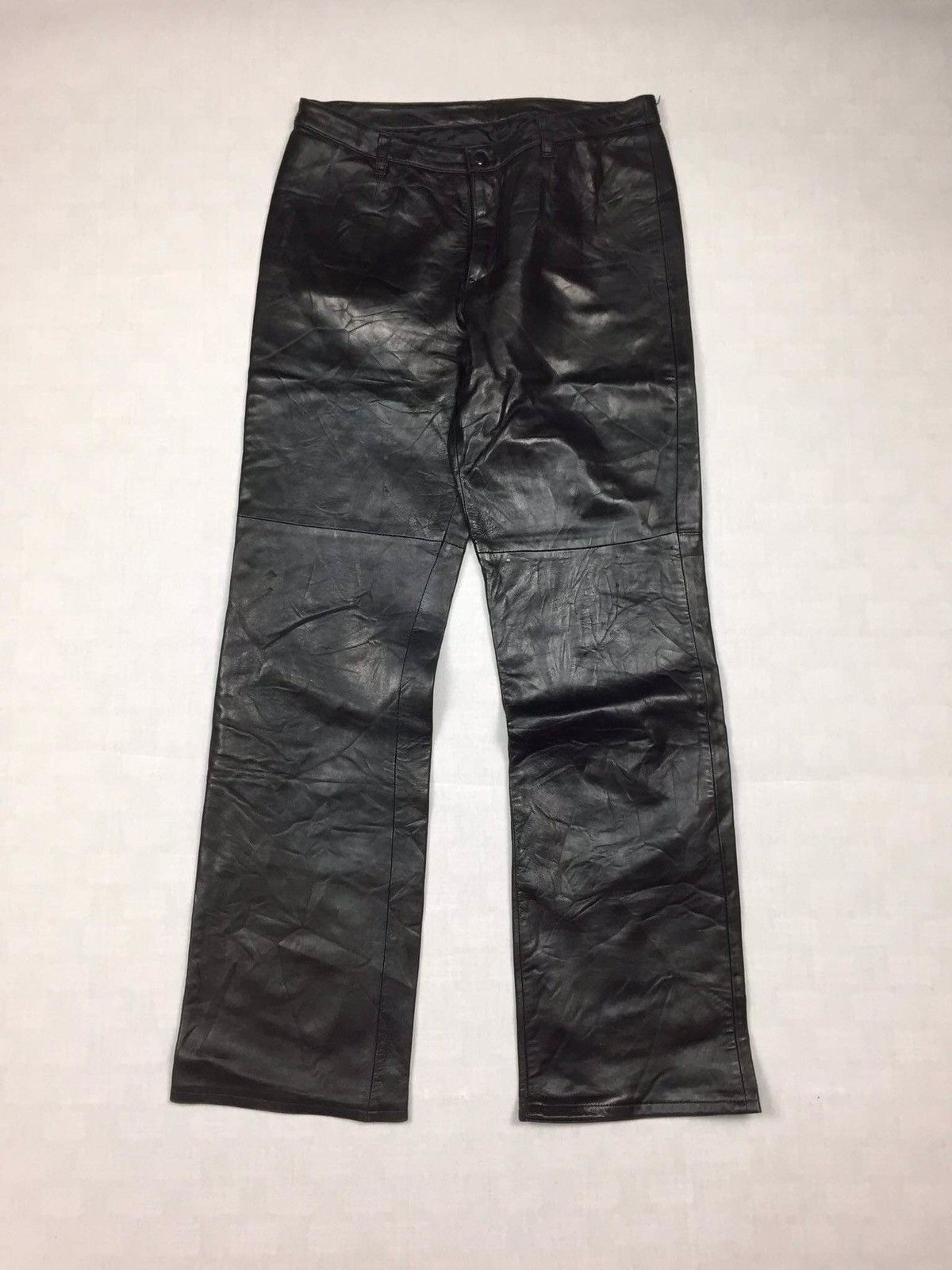 Japanese Brand Come Ca Du Mode Projected By Five Foxes Leather Pants Size US 29 - 1 Thumbnail