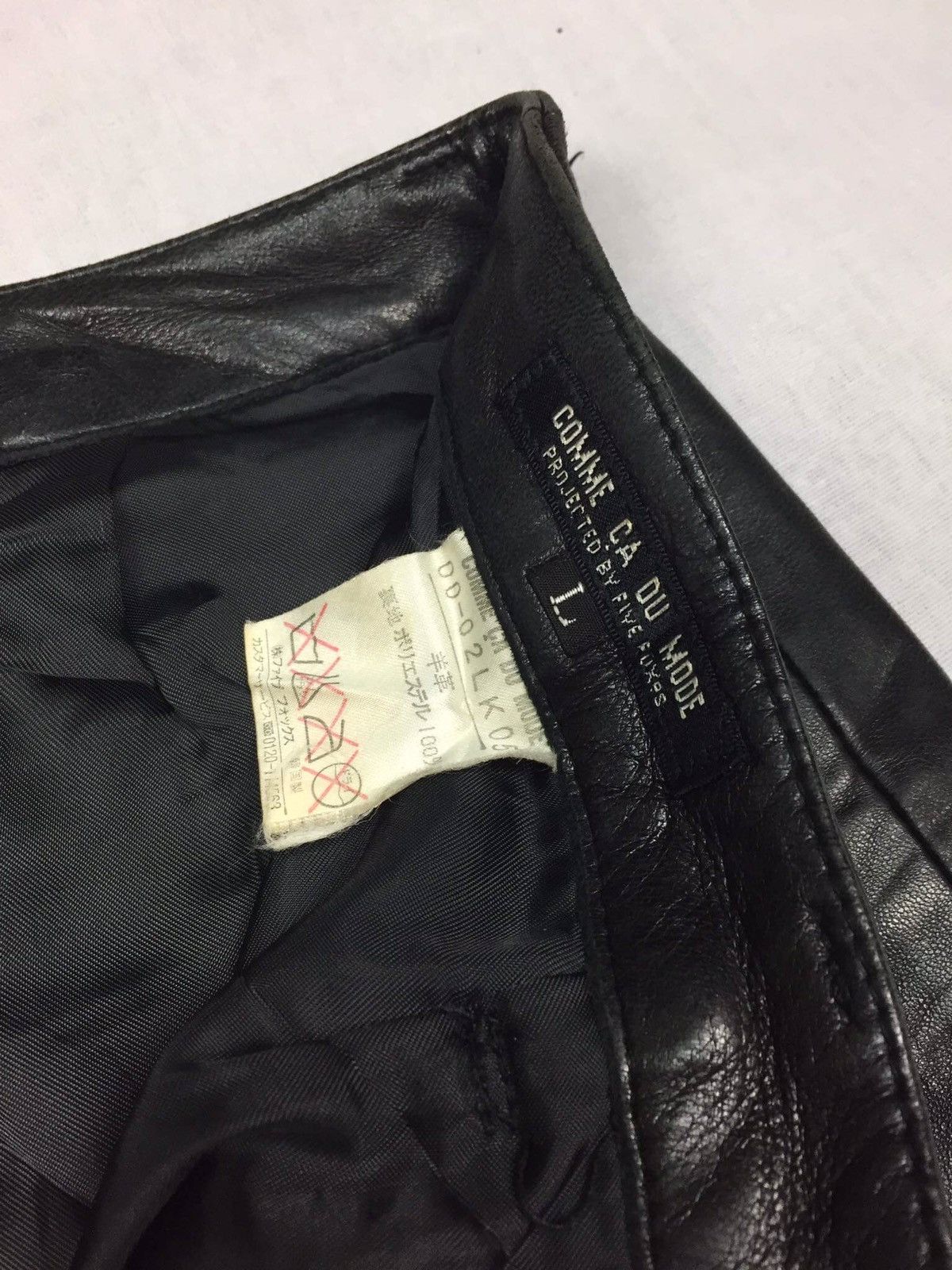 Japanese Brand Come Ca Du Mode Projected By Five Foxes Leather Pants Size US 29 - 12 Thumbnail