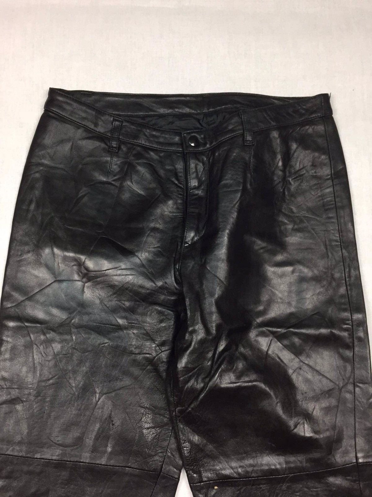 Japanese Brand Come Ca Du Mode Projected By Five Foxes Leather Pants Size US 29 - 2 Thumbnail