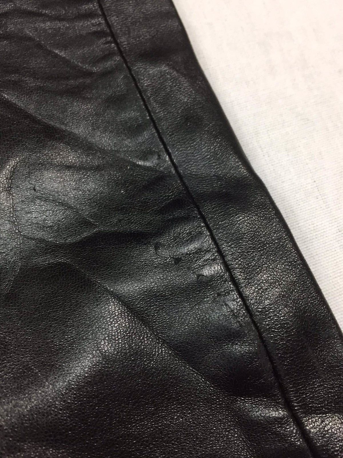 Japanese Brand Come Ca Du Mode Projected By Five Foxes Leather Pants Size US 29 - 4 Thumbnail