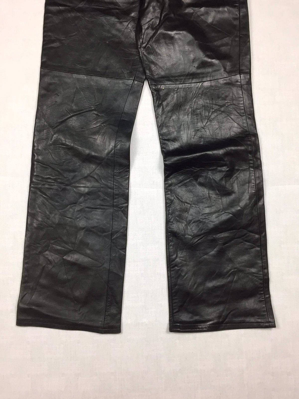 Japanese Brand Come Ca Du Mode Projected By Five Foxes Leather Pants Size US 29 - 3 Thumbnail
