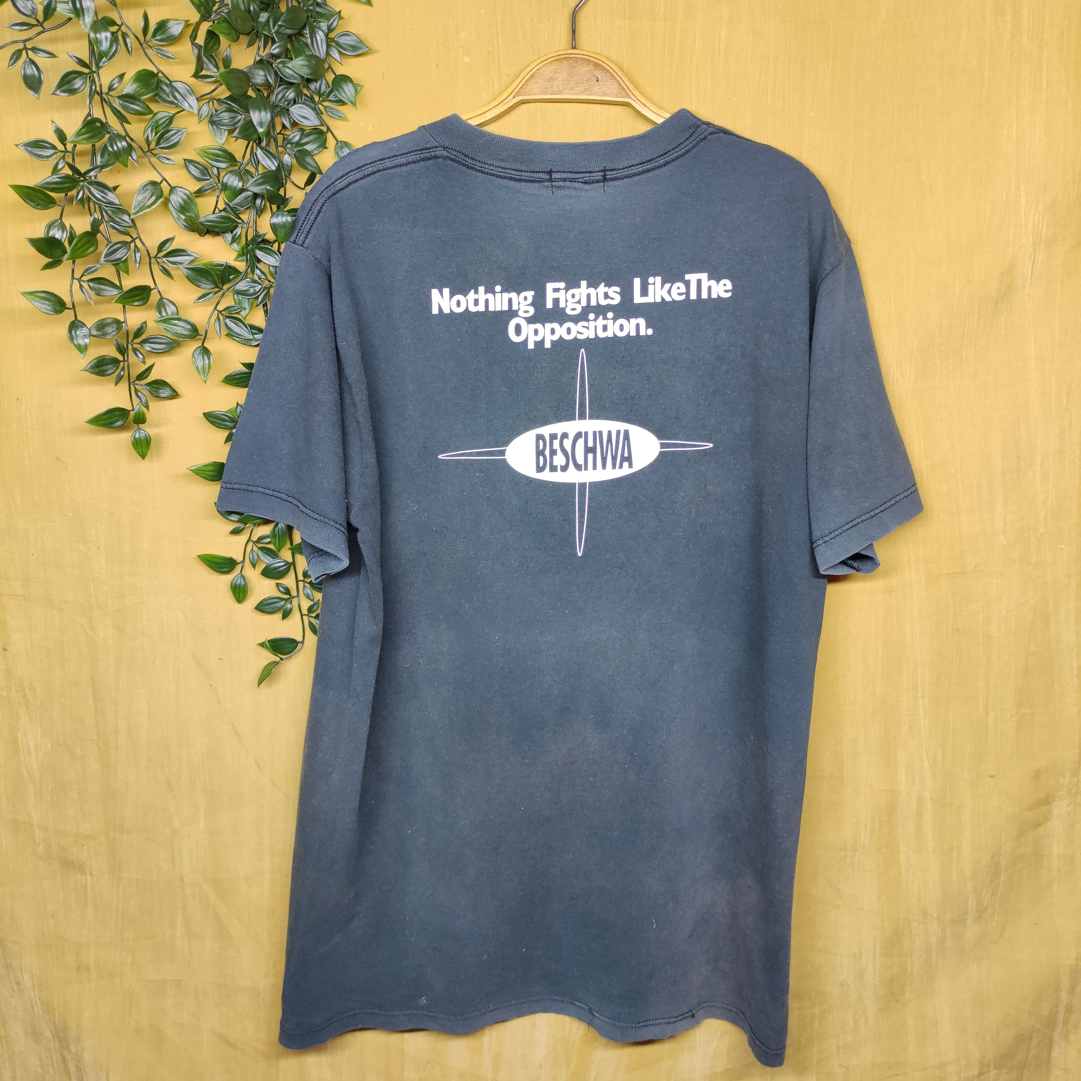 Alien Workshop Vtg 90s BESCHWA T-Shirt Alien Streetwear faded Tee Size US M / EU 48-50 / 2 - 2 Thumbnail