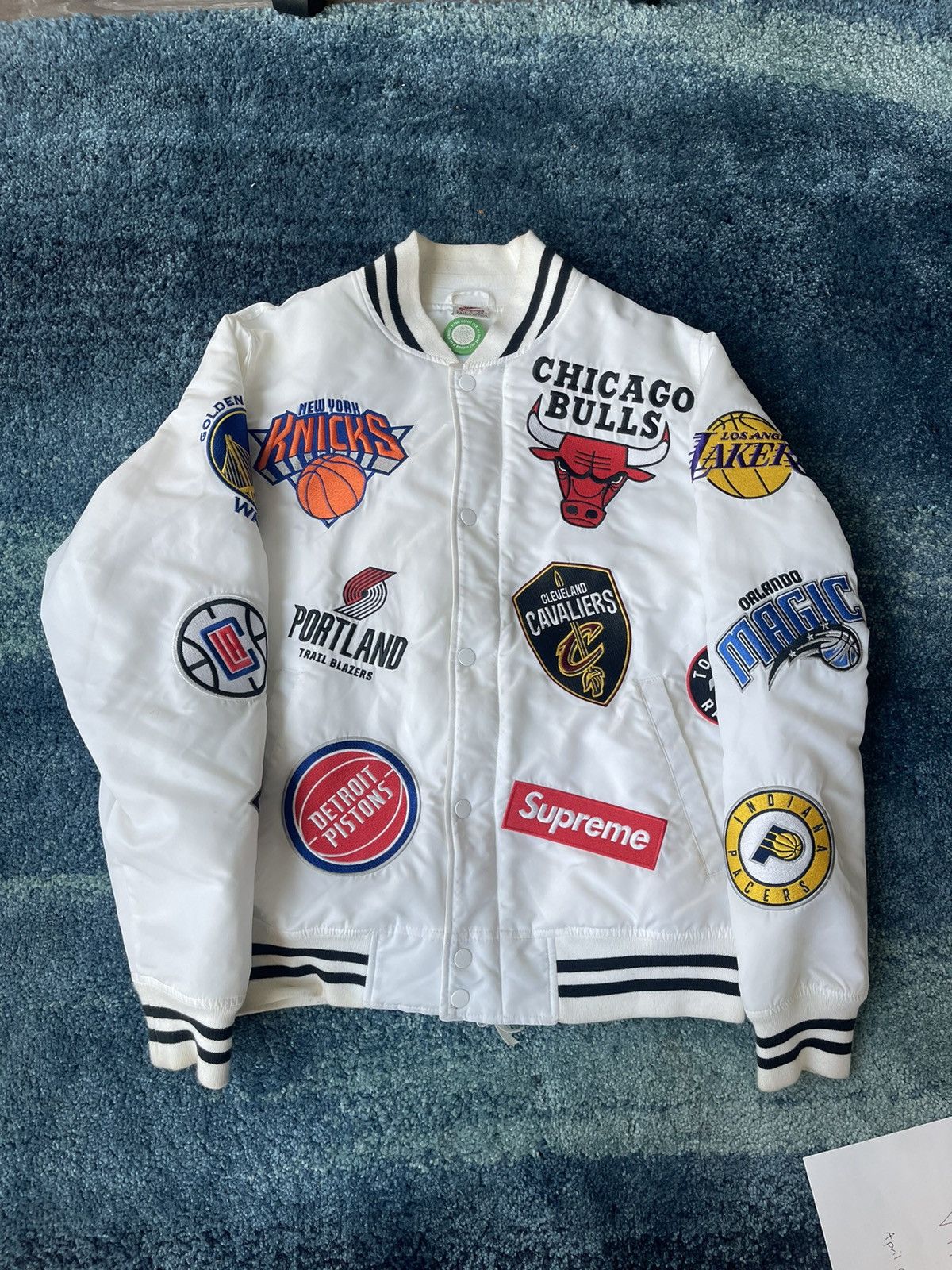 Supreme Nike/NBA Teams Warm-Up Jacket White