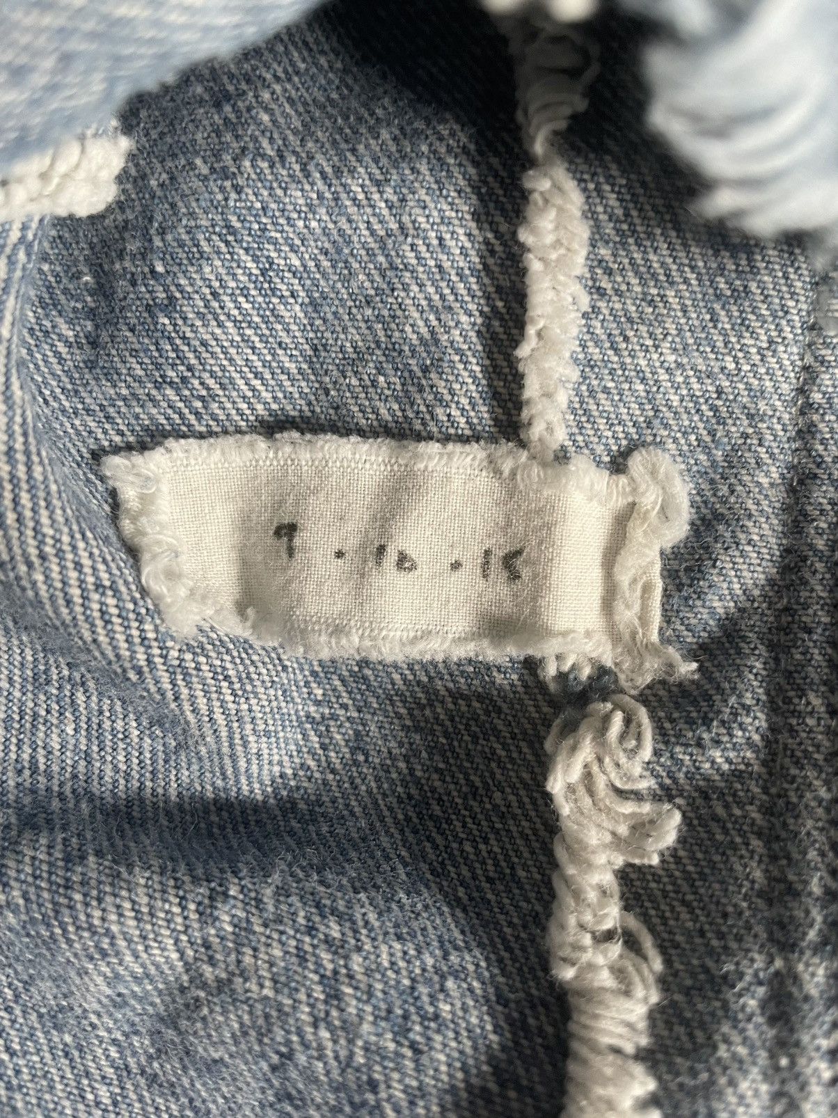 Greg Lauren Greg Lauren Navy Denim High Tech Track Hoodie Size US L / EU 52-54 / 3 - 9 Thumbnail