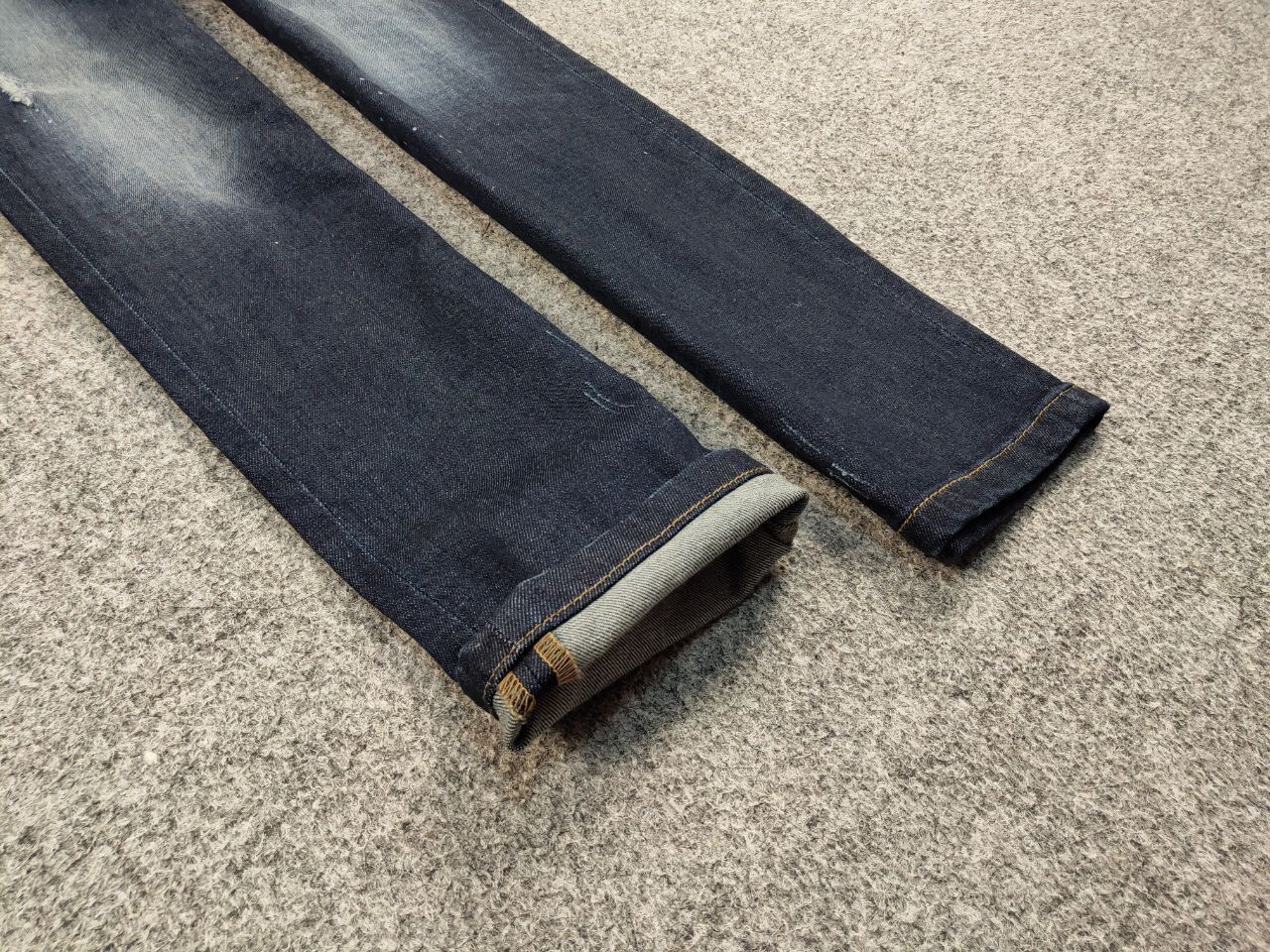 John Richmond John Richmond RICH Blue Fabric Faded Denim Slim Fit Jeans Size US 34 / EU 50 - 9 Thumbnail