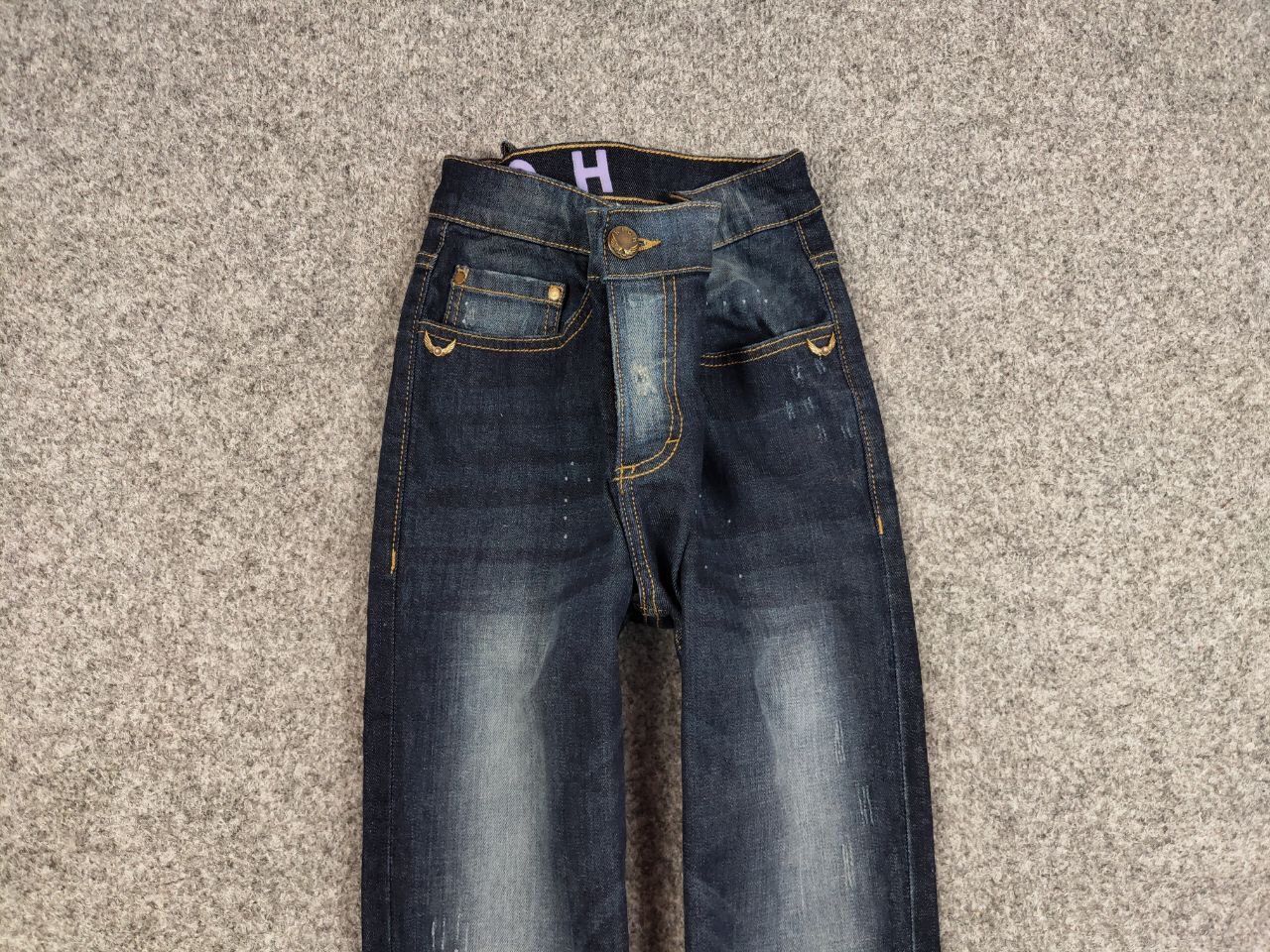 John Richmond John Richmond RICH Blue Fabric Faded Denim Slim Fit Jeans Size US 34 / EU 50 - 6 Thumbnail