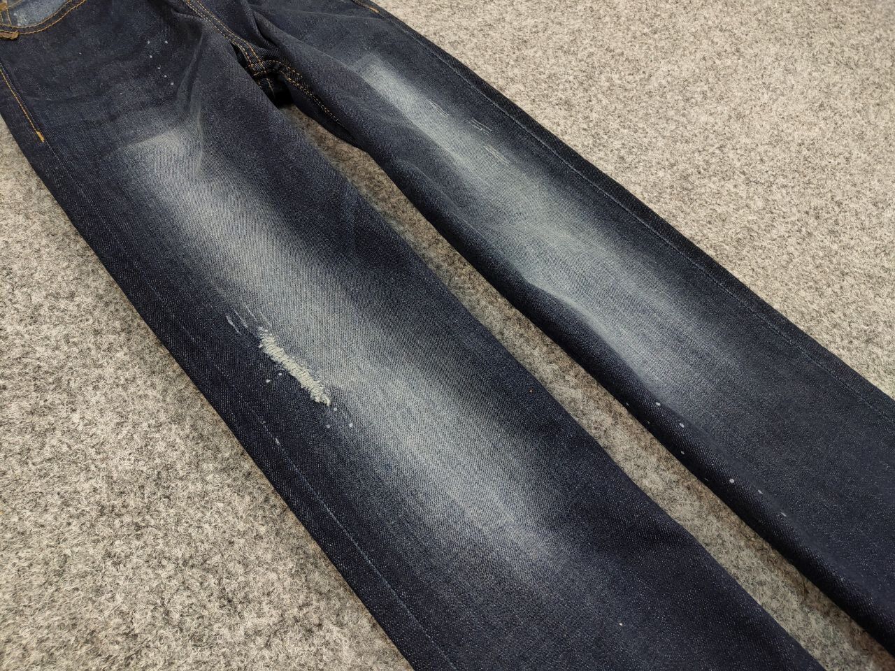 John Richmond John Richmond RICH Blue Fabric Faded Denim Slim Fit Jeans Size US 34 / EU 50 - 8 Thumbnail